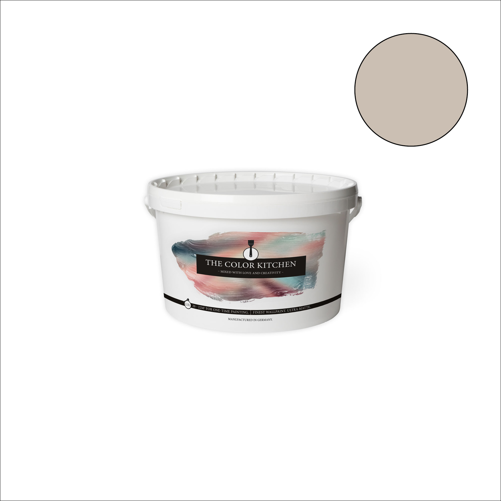 The Color Kitchen Wandfarbe Seedy Sunflower - beige matt - 2,5 Liter