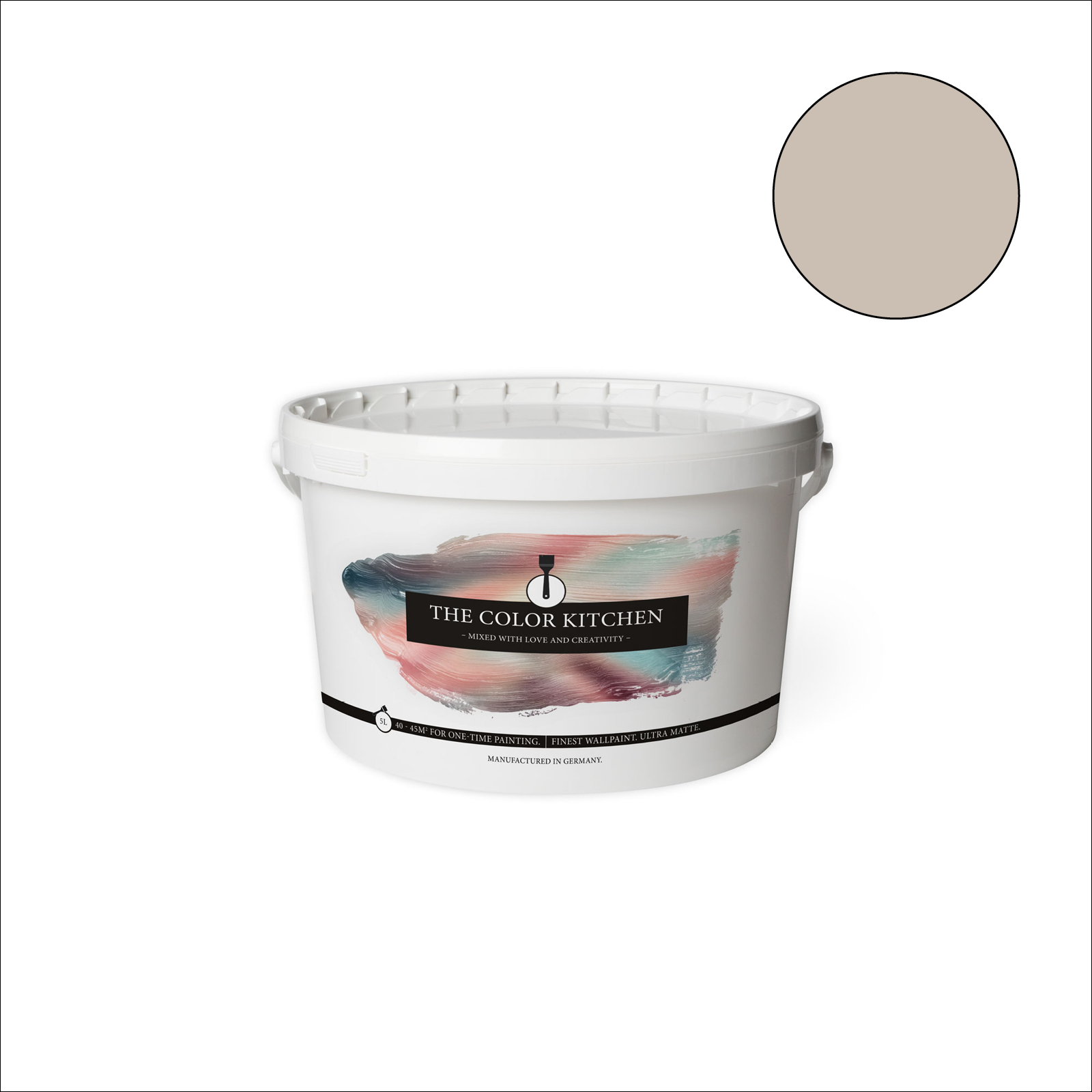 The Color Kitchen Wandfarbe Seedy Sunflower - beige matt - 5 Liter
