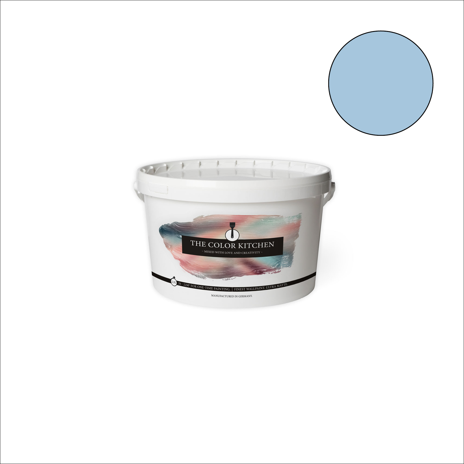 The Color Kitchen Wandfarbe Soft Sky - blau matt - 2,5 Liter