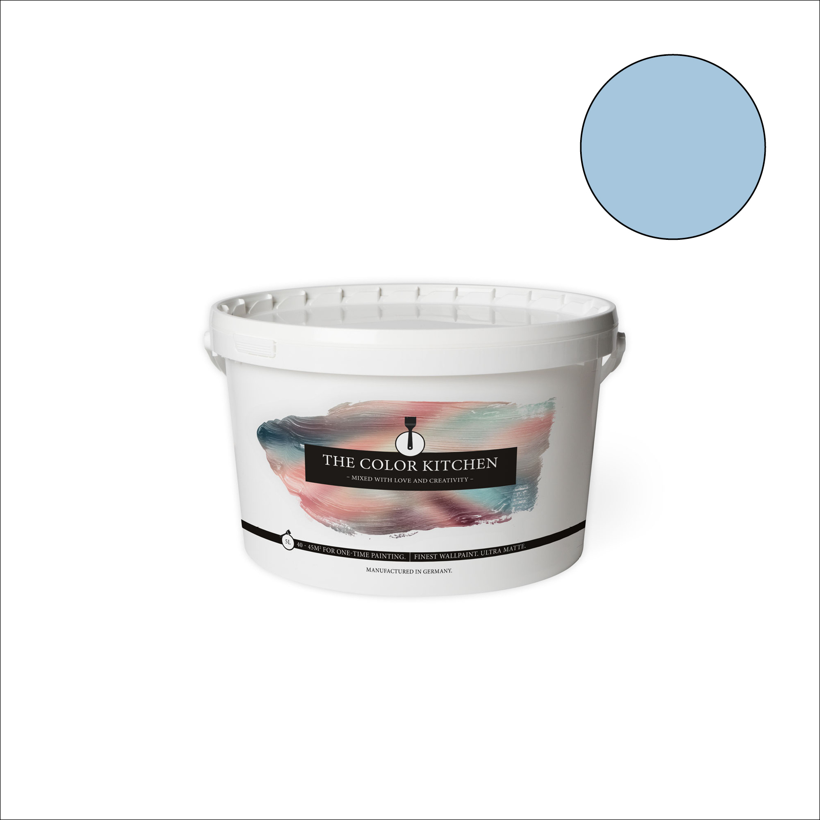 The Color Kitchen Wandfarbe Soft Sky - blau matt - 5 Liter