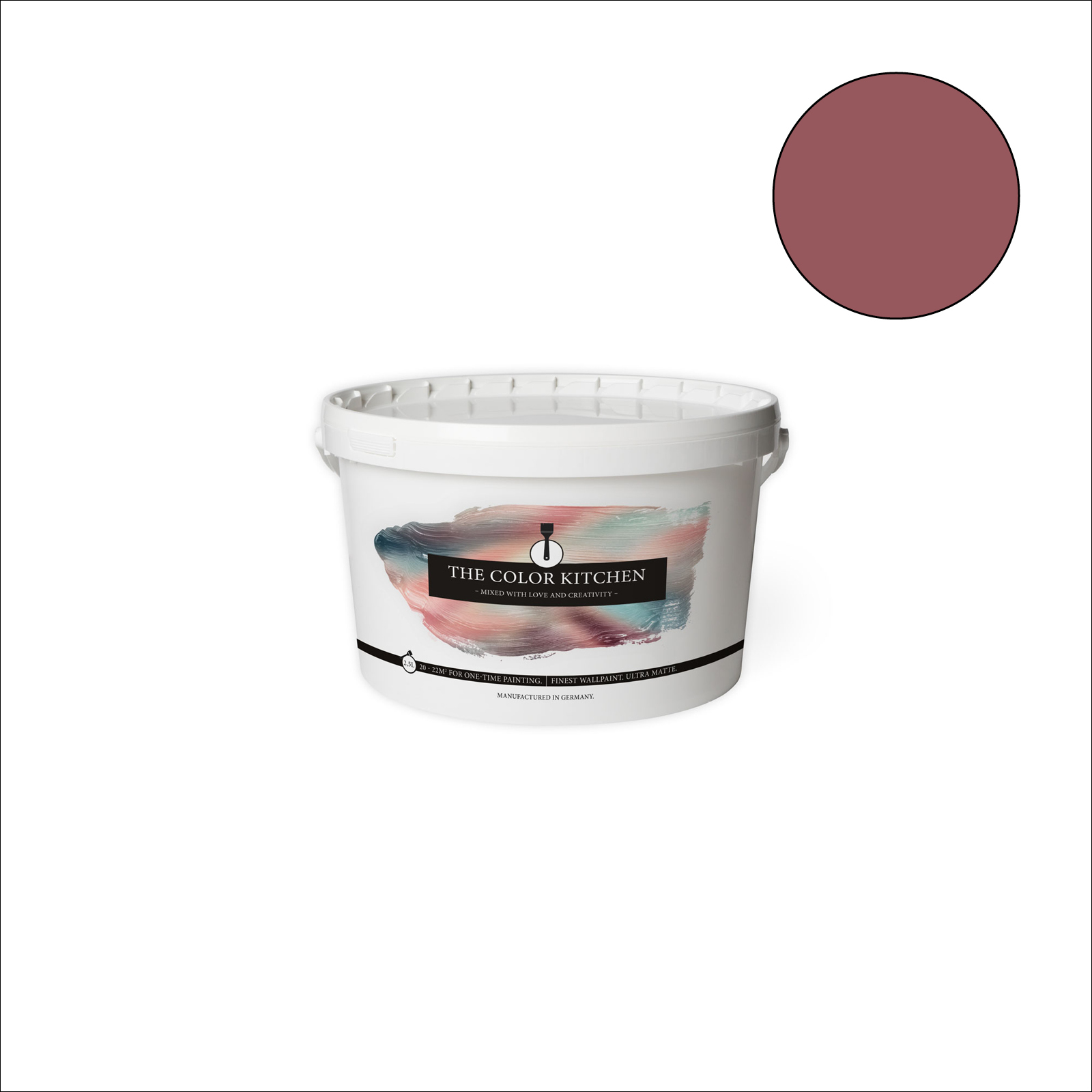 The Color Kitchen Wandfarbe Sweet Marmelade - rot matt - 2,5 Liter