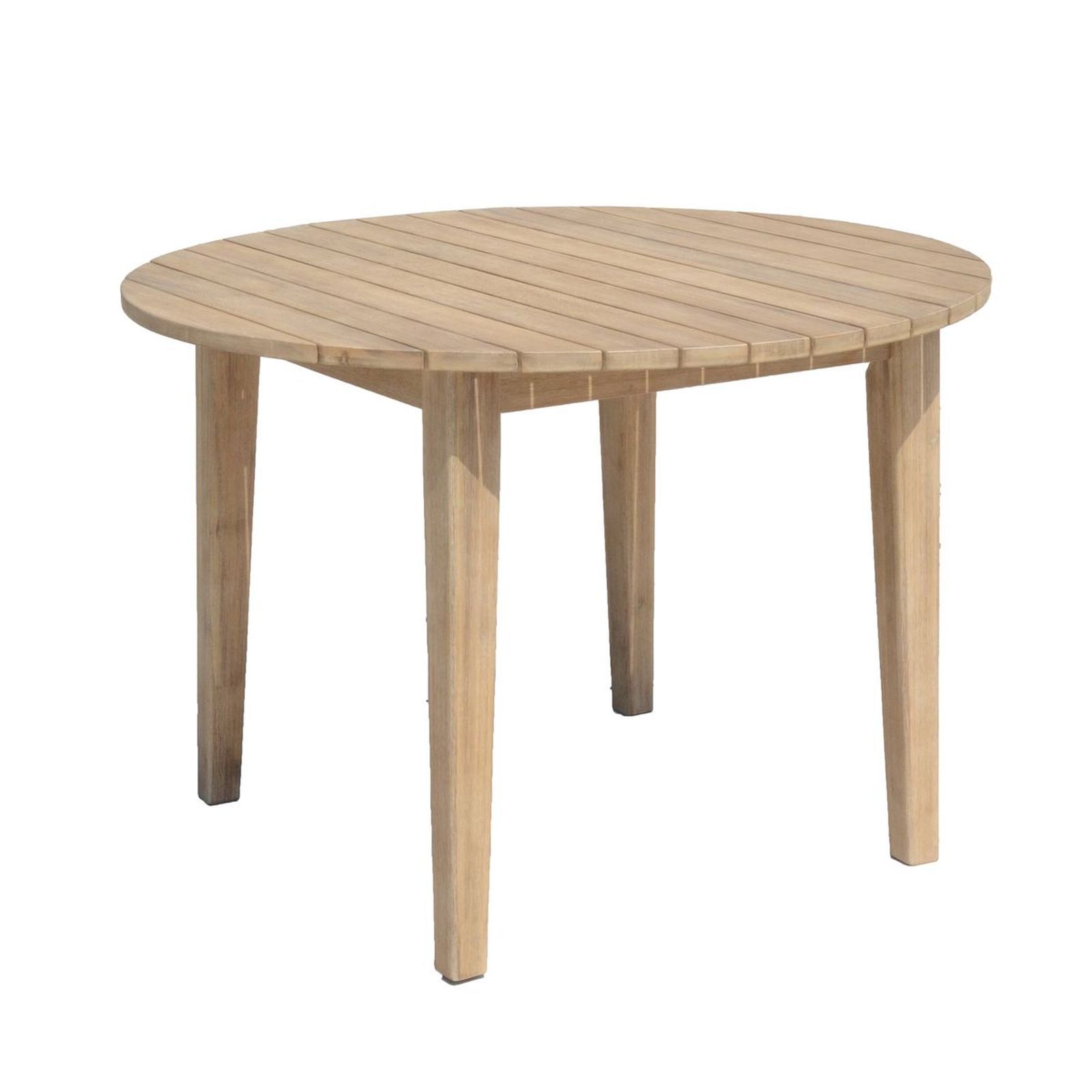 Tisch ARVADA - Akazie Massivholz - Ø 110 cm