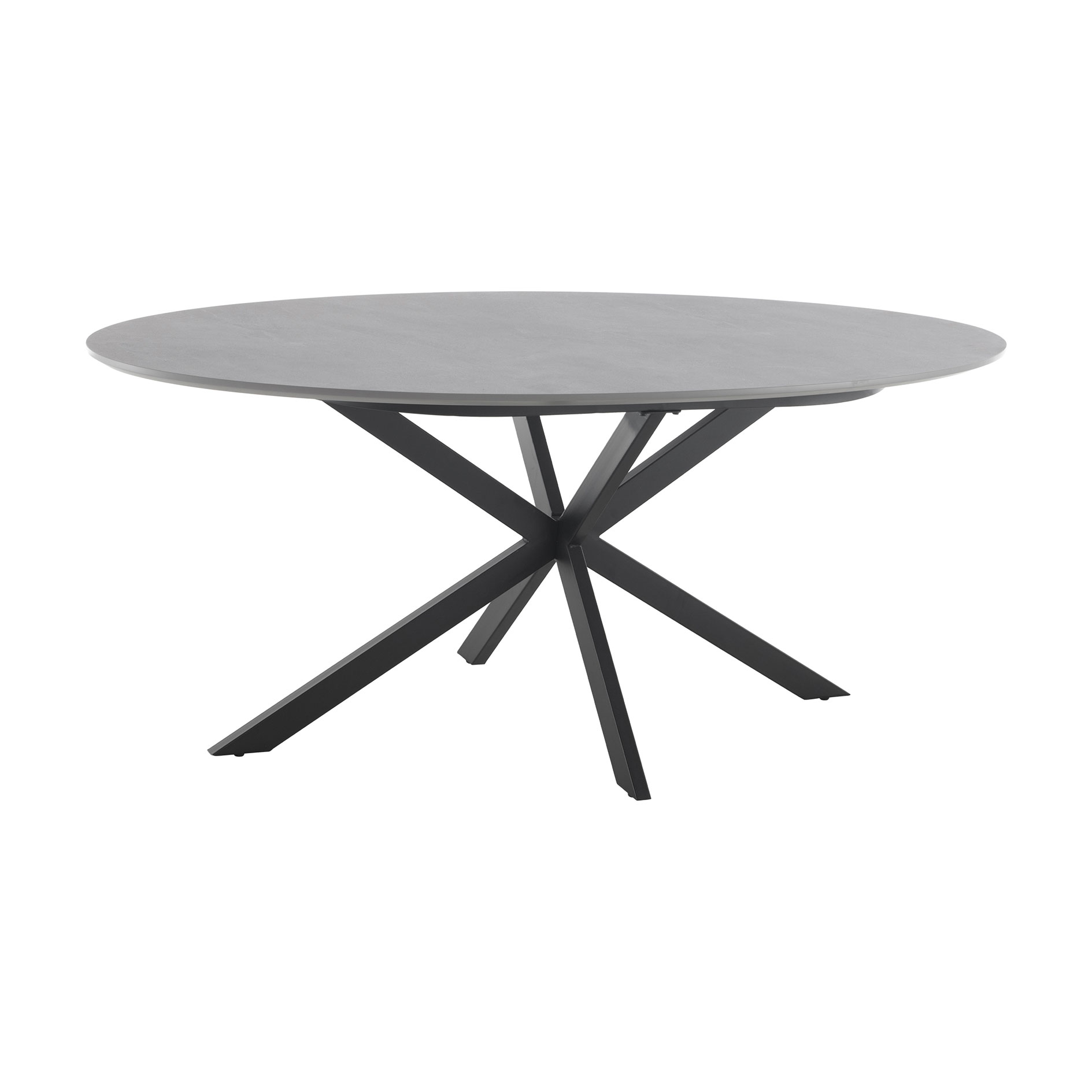 Tisch - grau-schwarz - 180 cm breit