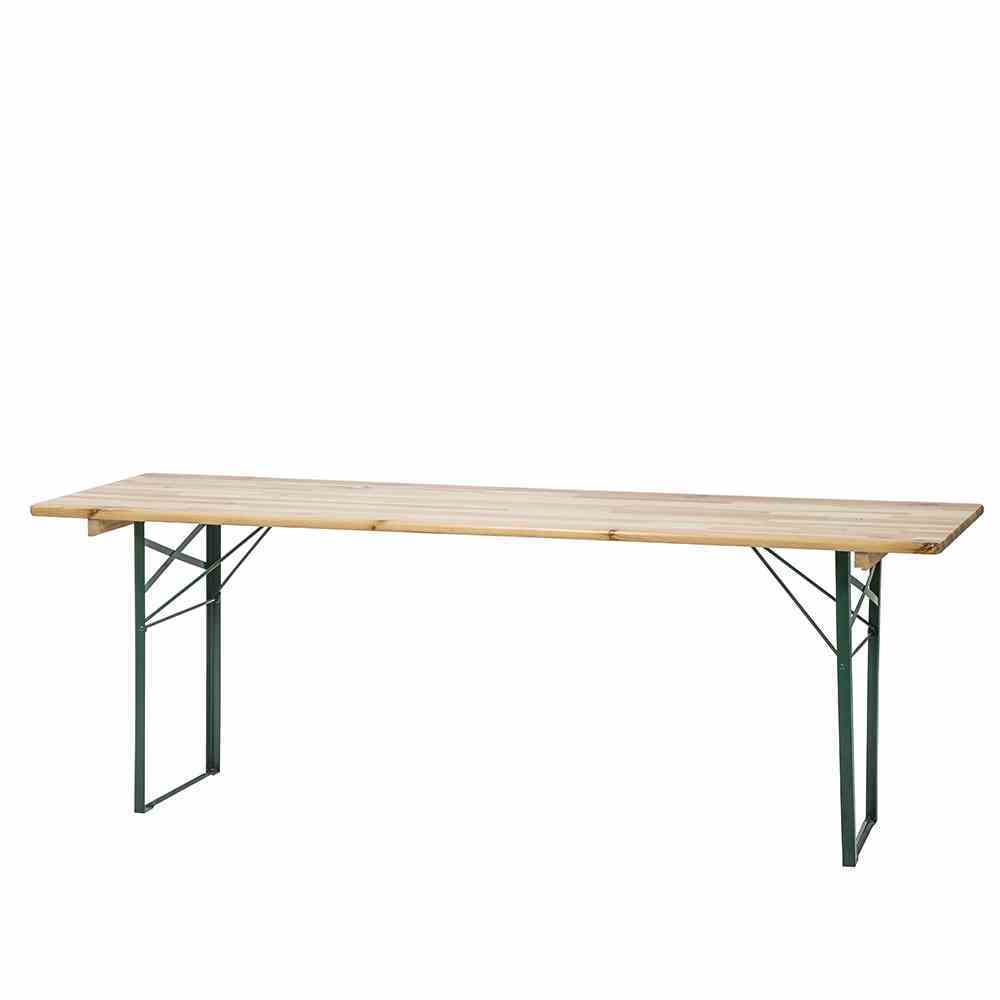 Tisch - grün - Kiefernholz - 220x70 cm