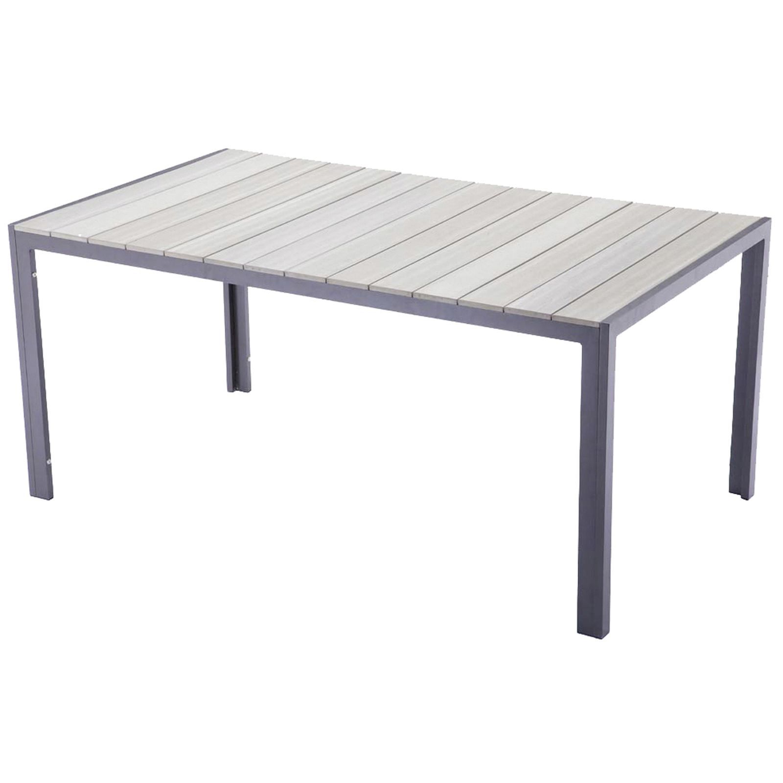 Tisch OLIVIA - grau - Holz-Optik - 150x90 cm