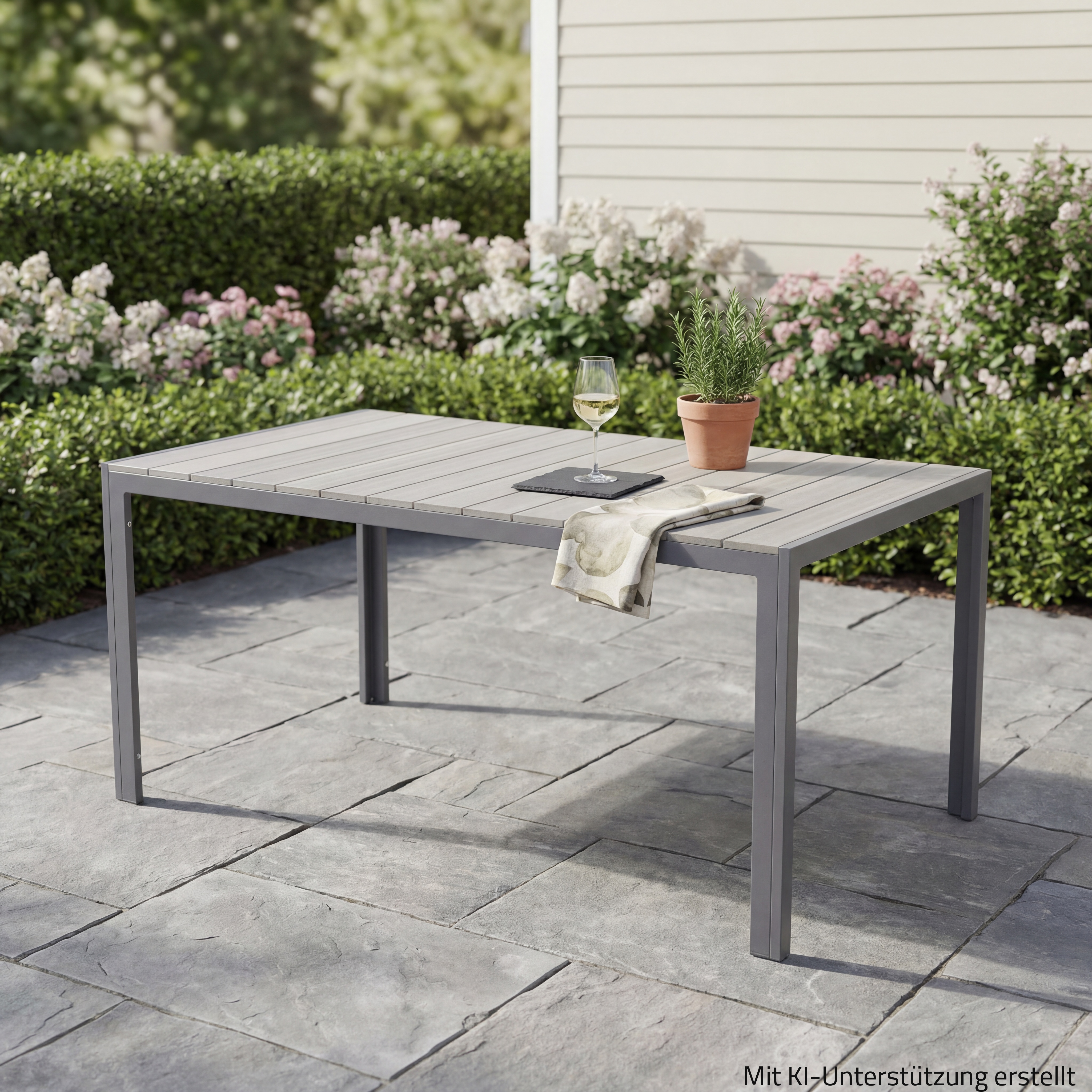 Tisch OLIVIA - grau - Holz-Optik - 150x90 cm | Online bei ROLLER kaufen