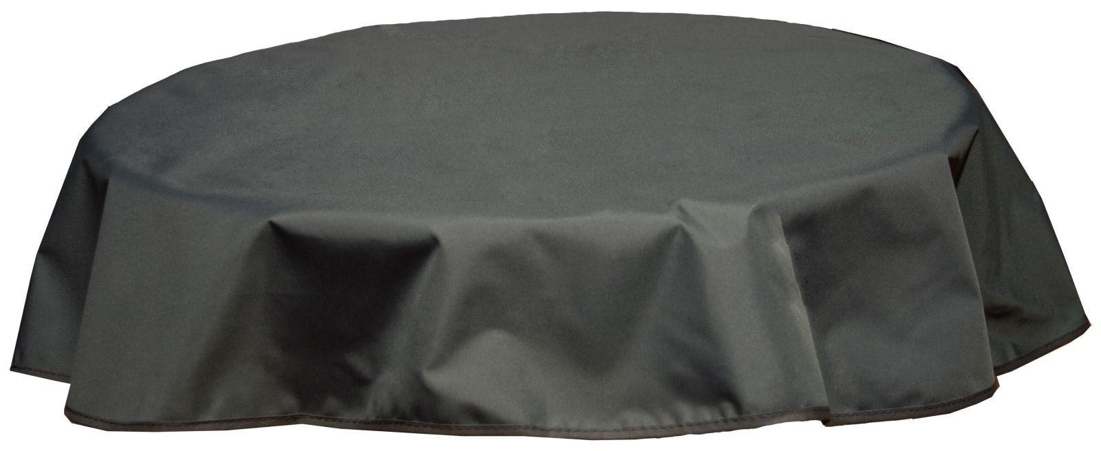 Tischdecke - anthrazit - Polyester - 160 cm Ø