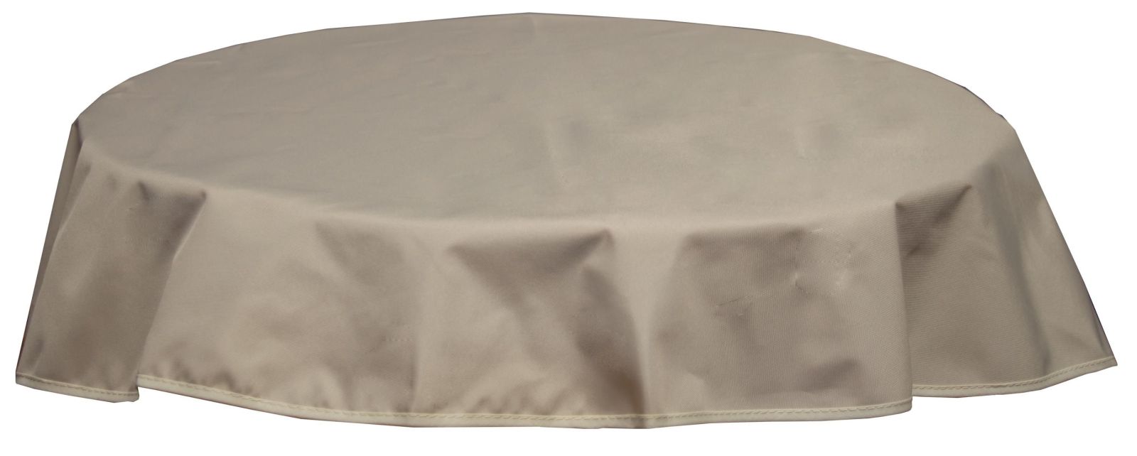 Tischdecke - ivory - Polyester - 120 cm Ø