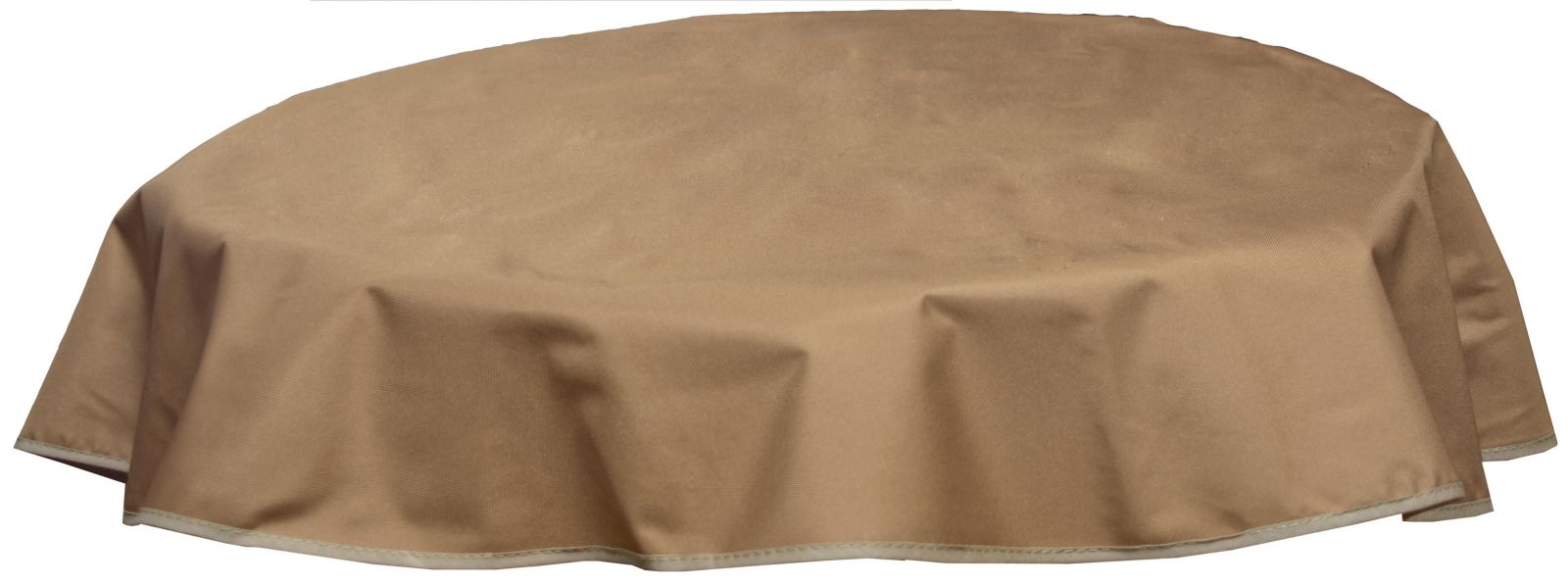 Tischdecke - kakao - Polyester - 160 cm Ø