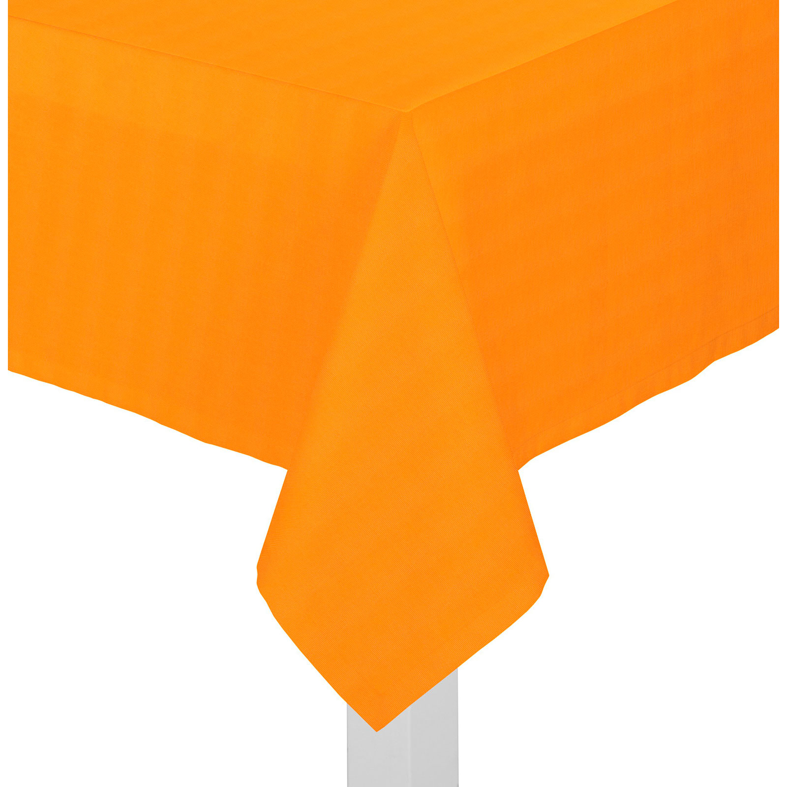 Tischdecke mit Kuvertsaum WIRTHNATUR - orange - 190x130 cm