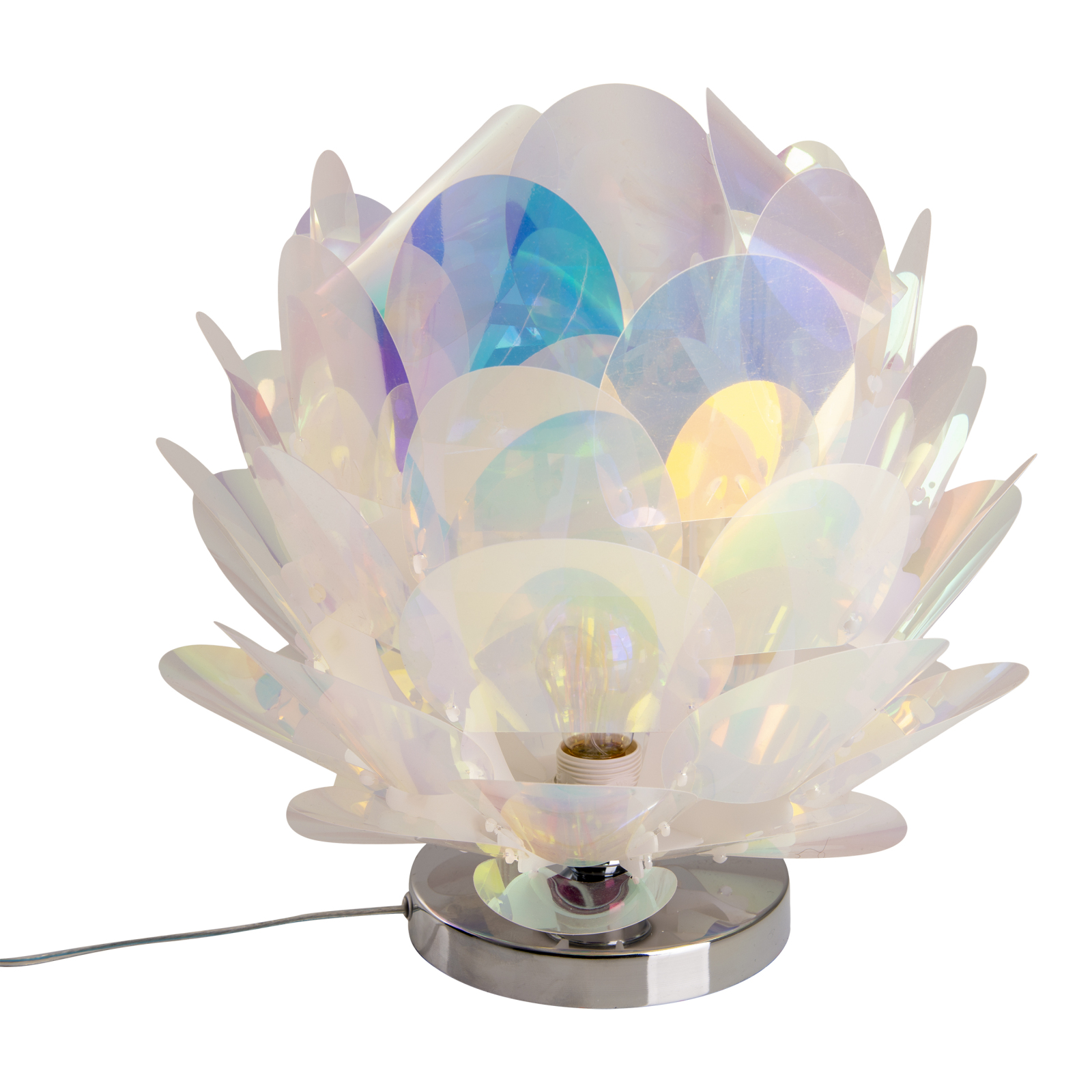 Tischlampe - irisierend - 35,5 cm hoch