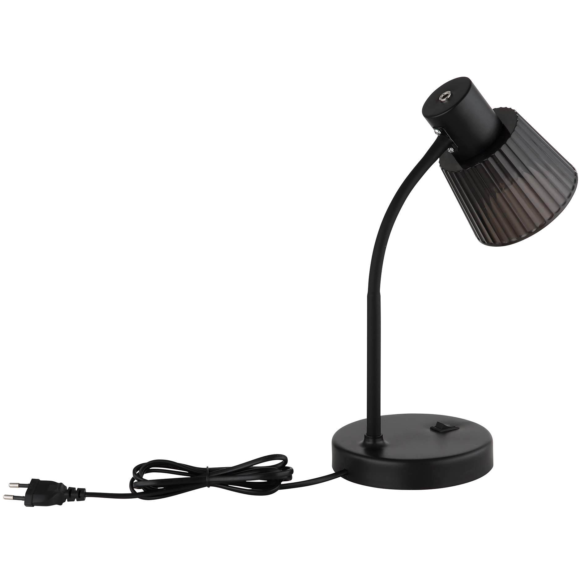 Tischleuchte ITO - schwarz - Wippschalter - 38 cm