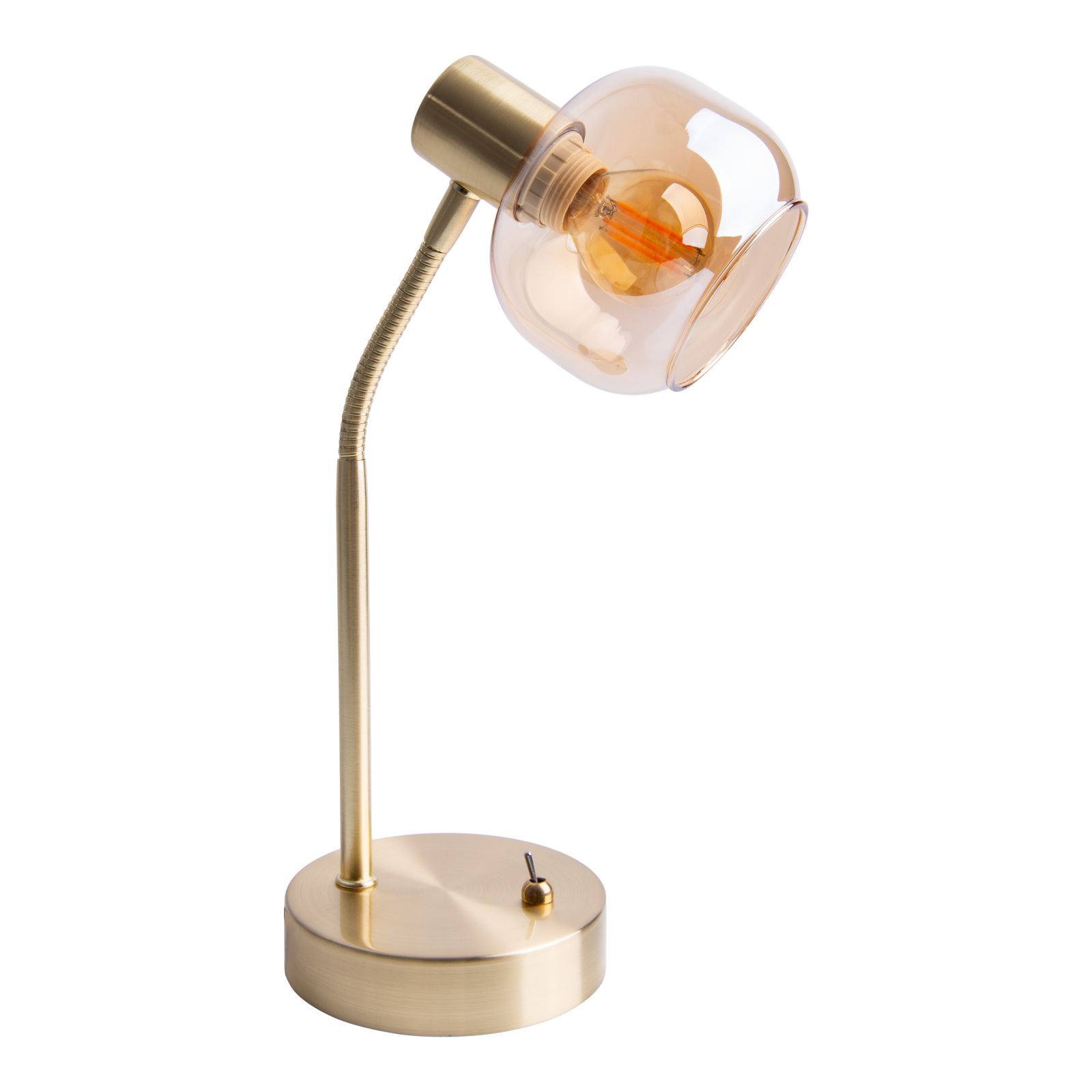Tischleuchte LIBBY - messing - 34 cm hoch