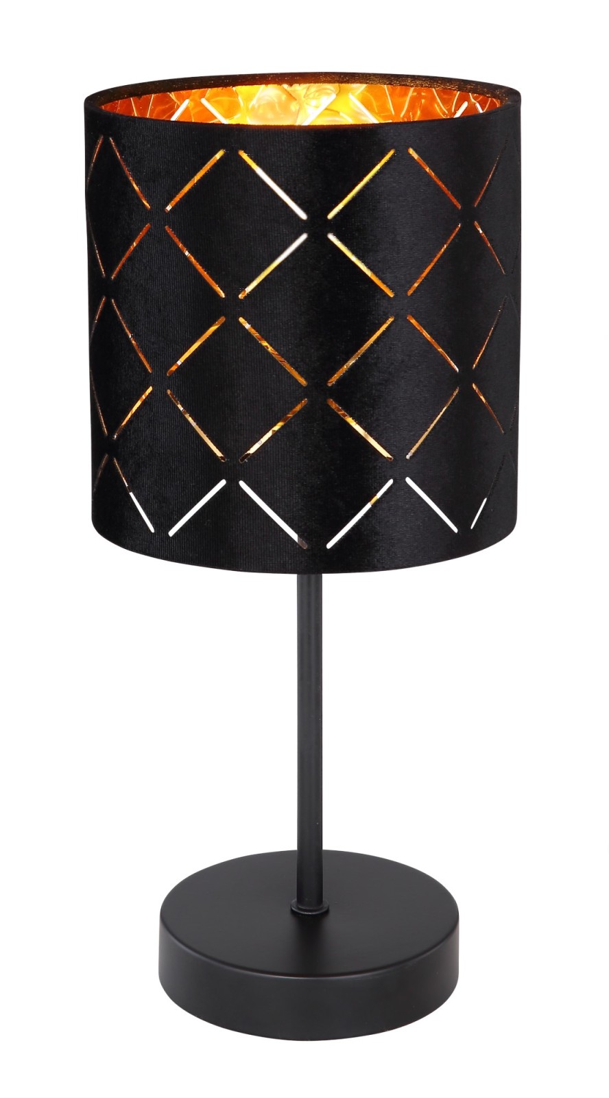 Tischleuchte - schwarz - 35 cm