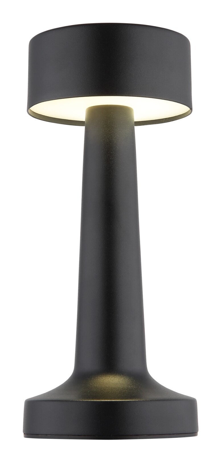 Tischleuchte - schwarz matt - USB - Touch