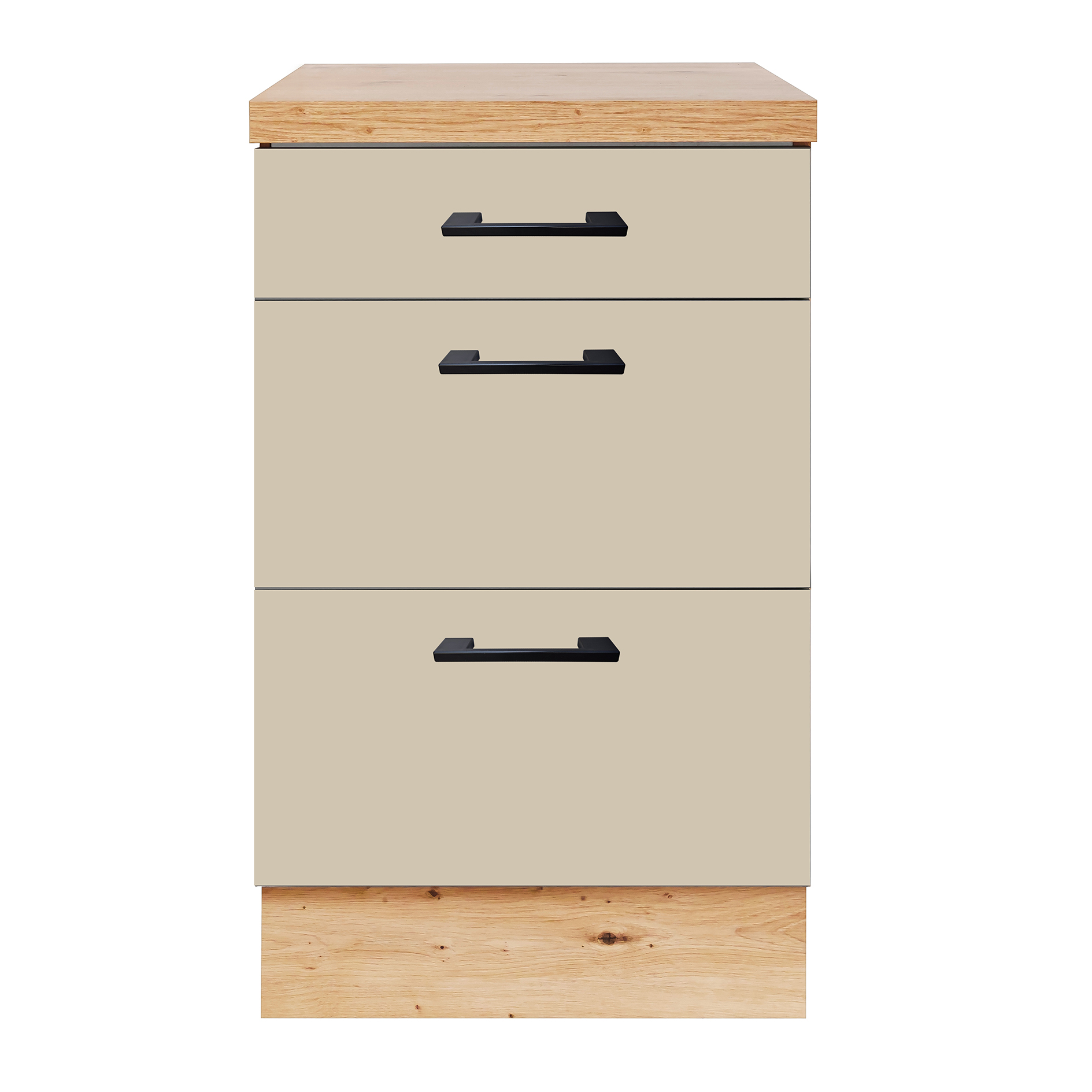 Topfschrank - Macadamia matt - 50 cm breit