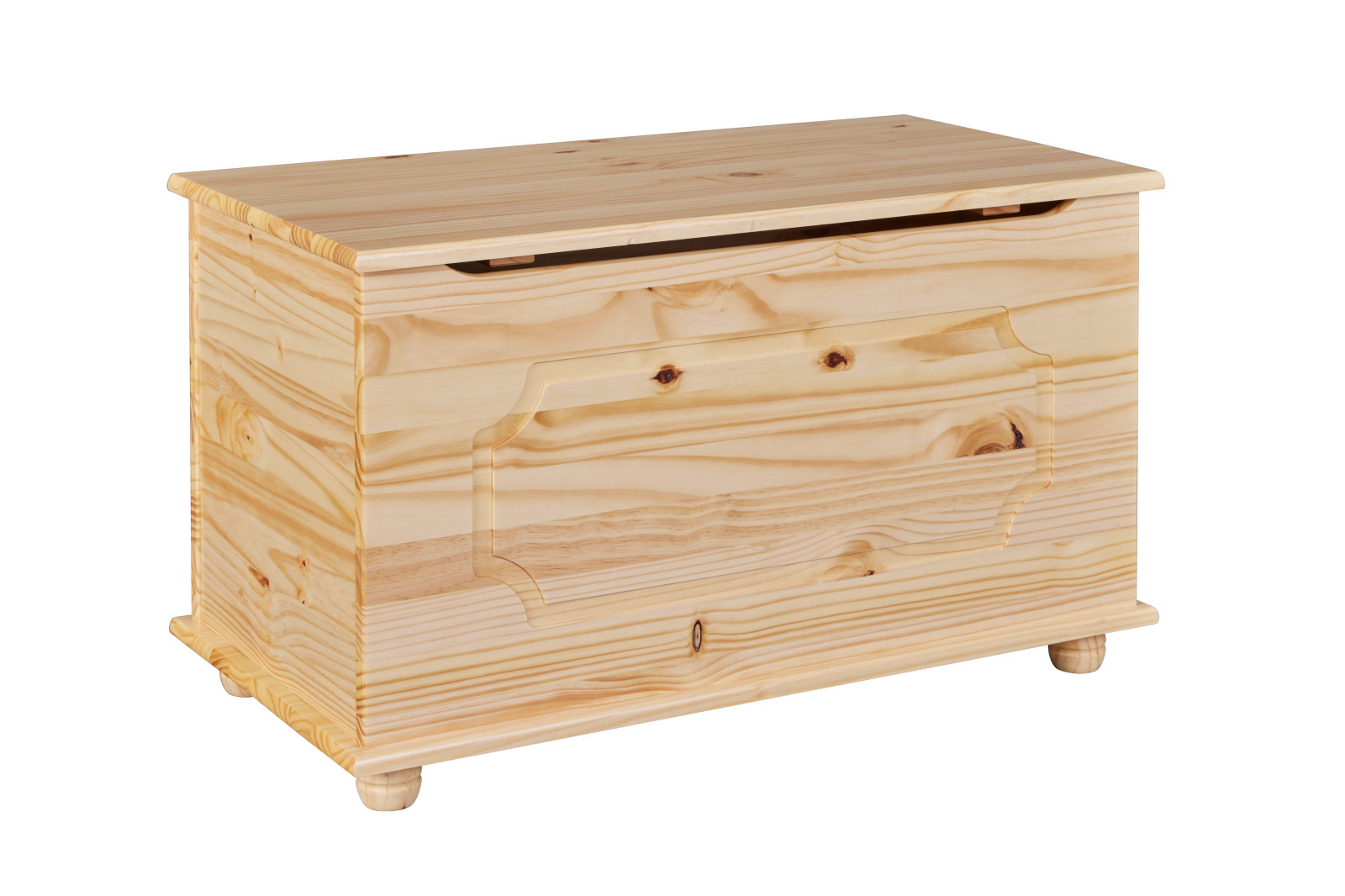 Truhe EMEL - natur - Kiefer Massivholz