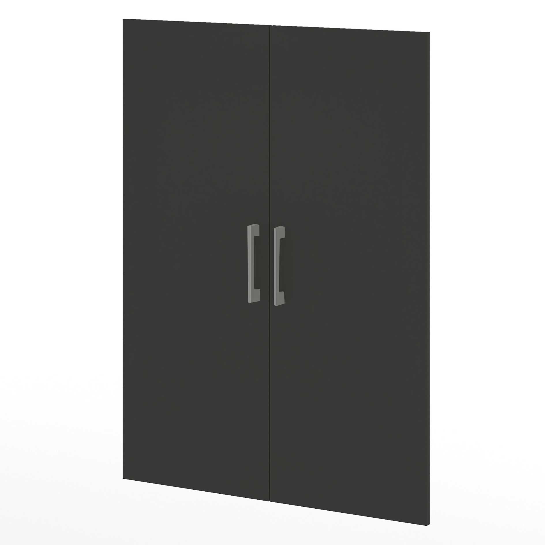 Türen-Set - anthrazit supermatt - 2 Türen - 77x104 cm