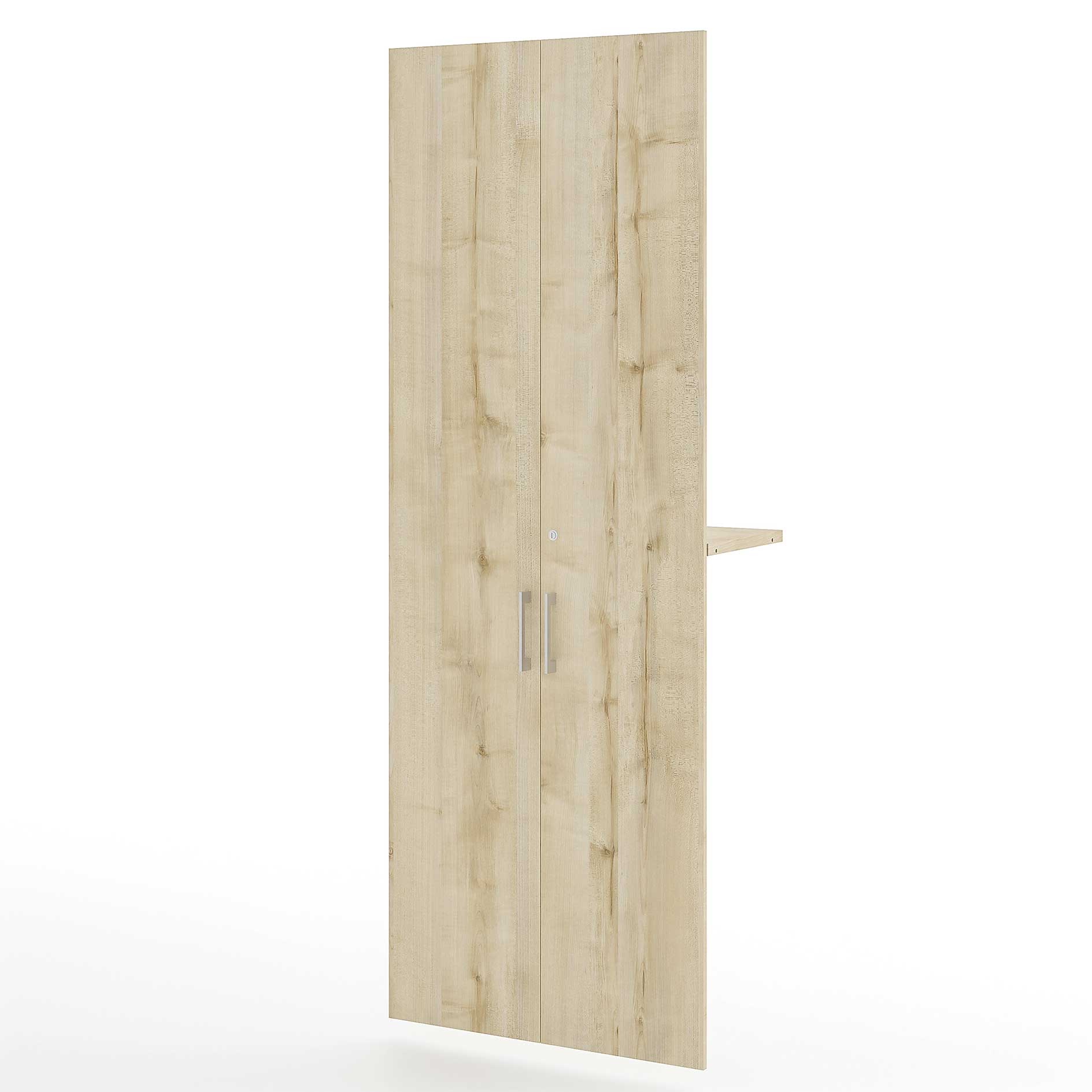 Türen-Set - Birke - 2 Türen - abschließbar - 77x211 cm