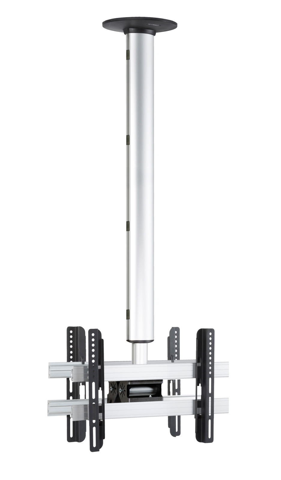 TV-Deckenhalterung CM 3 Maxi Double - silber - stufenlos höhenverstellbar