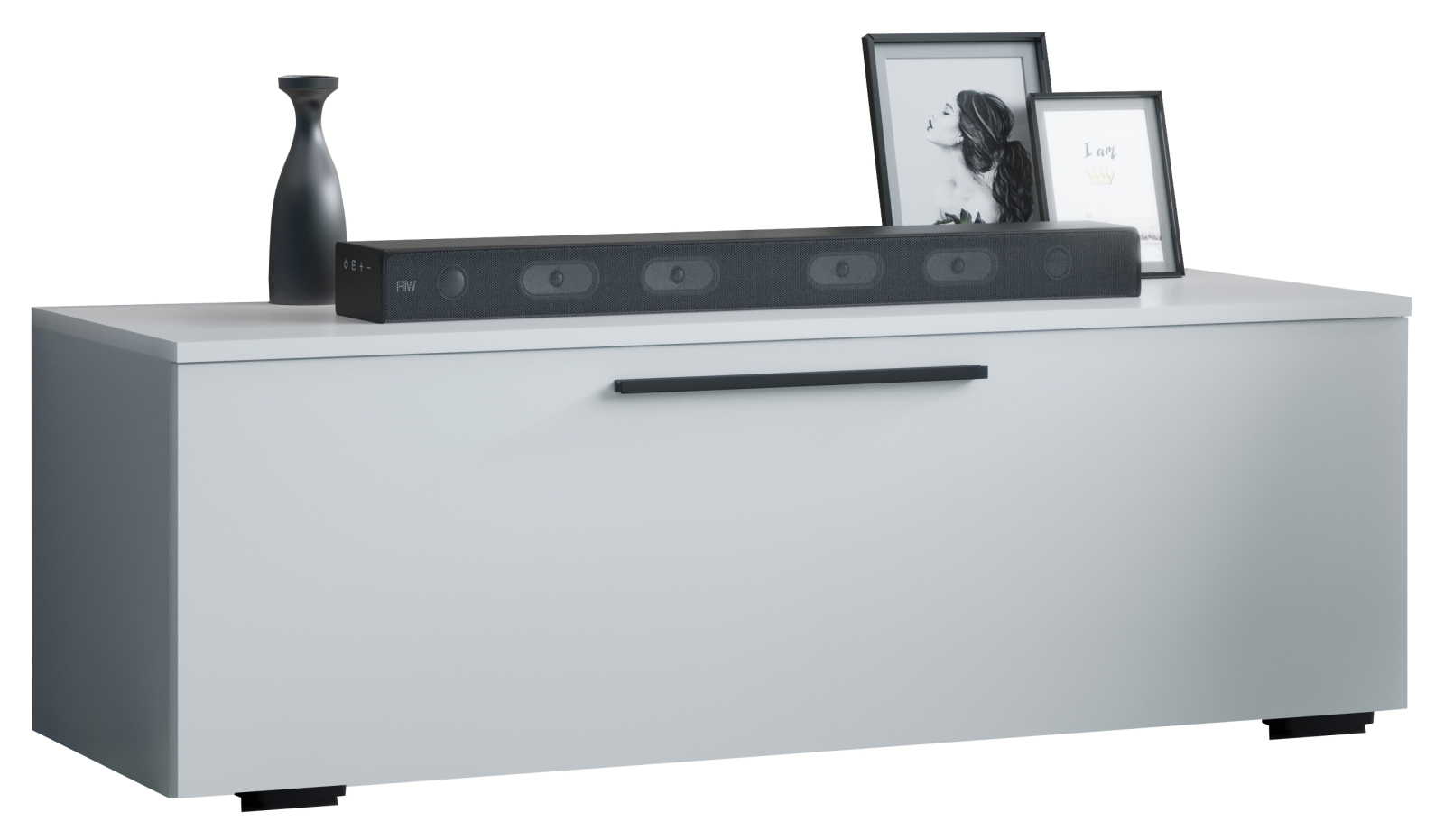 TV-Lowboard ARILA M - weiß - 115 cm