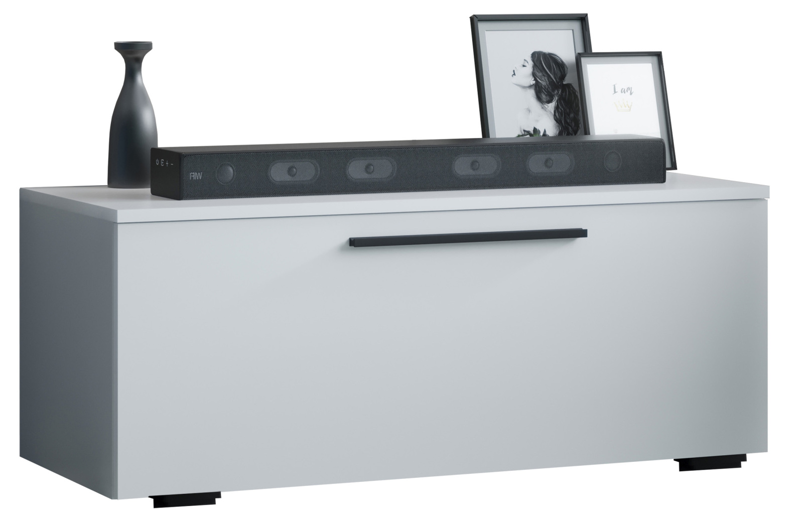 TV-Lowboard ARILA S - weiß - 95 cm