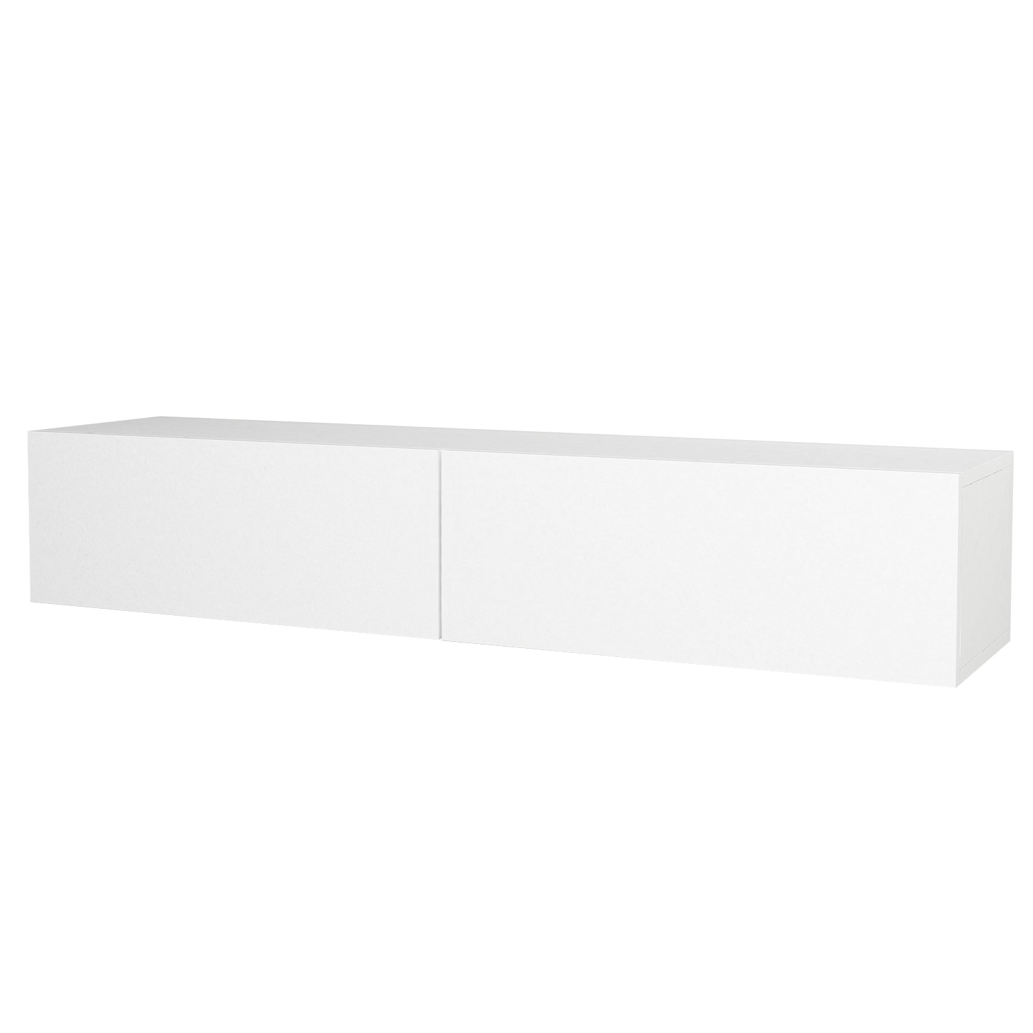TV Lowboard - weiß - hängend - 135 cm