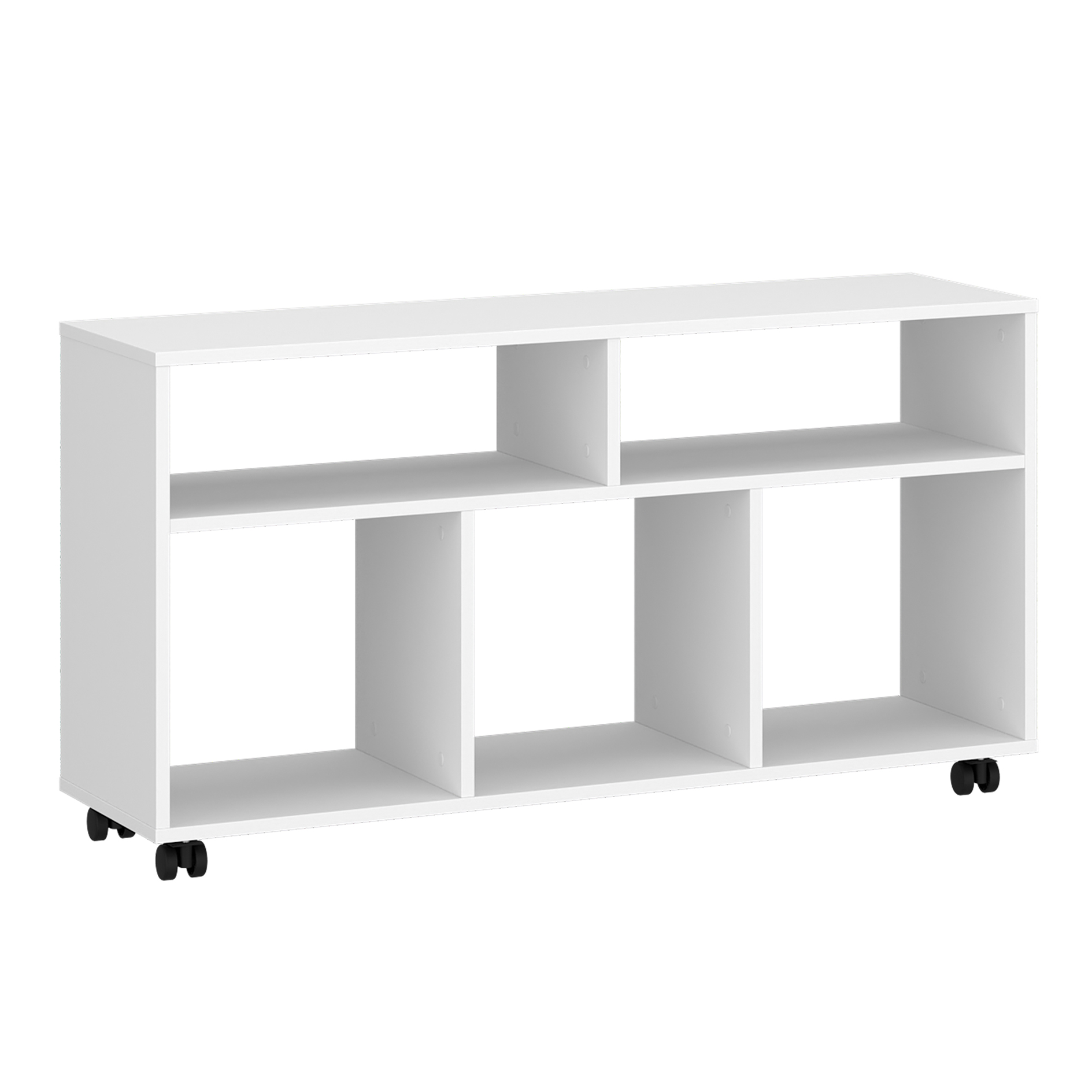 TV-Rack - weiß - 110 cm
