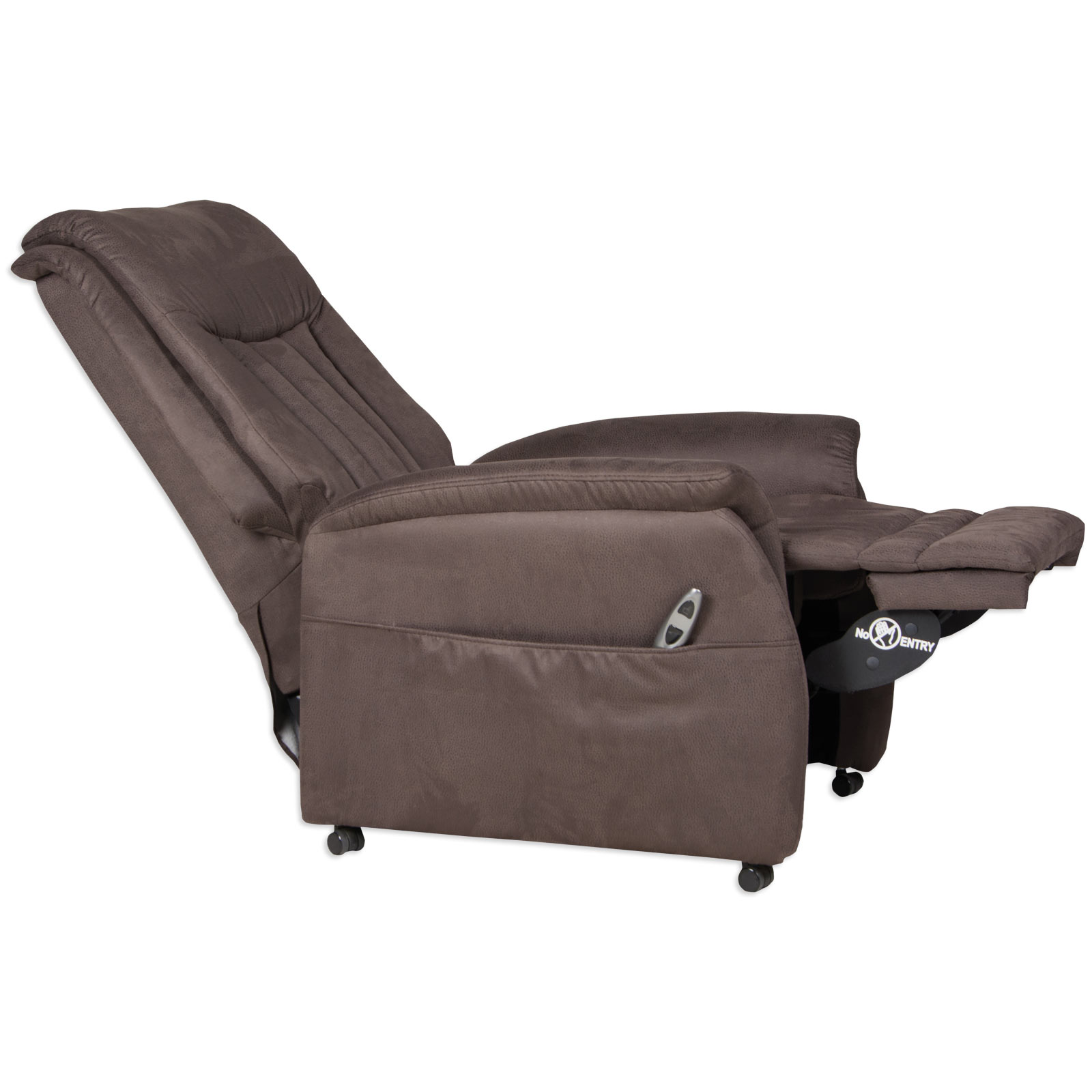 TV-Sessel - braun - Microfaser
