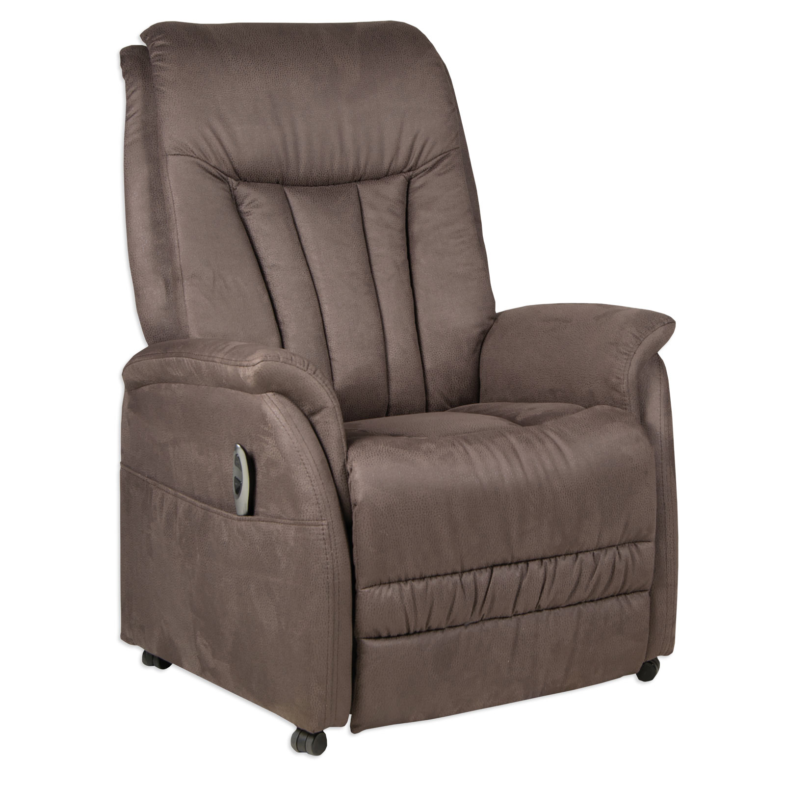 TV-Sessel - braun - Microfaser