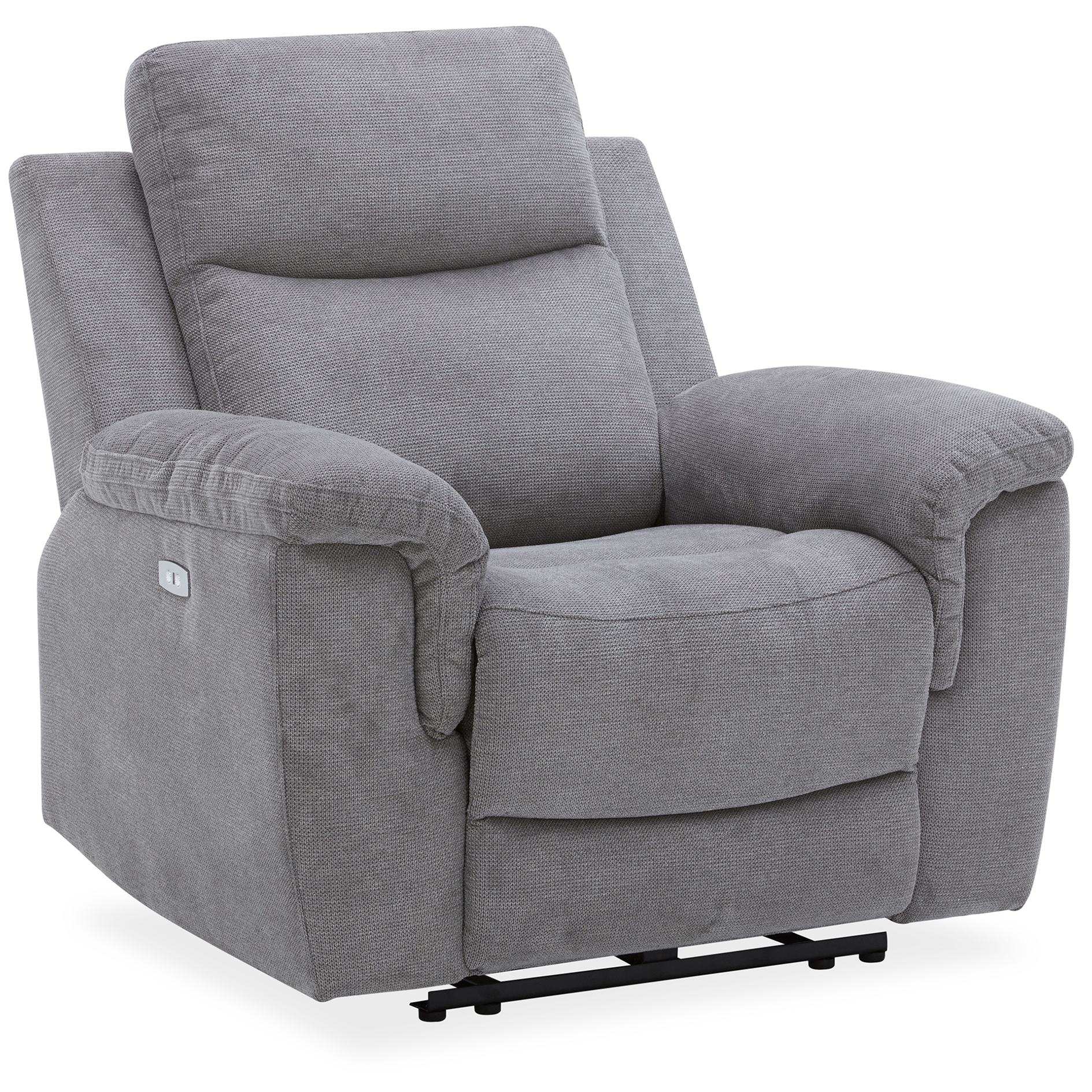 TV-Sessel - dunkelgrau - Webstoff - mit Relaxfunktion