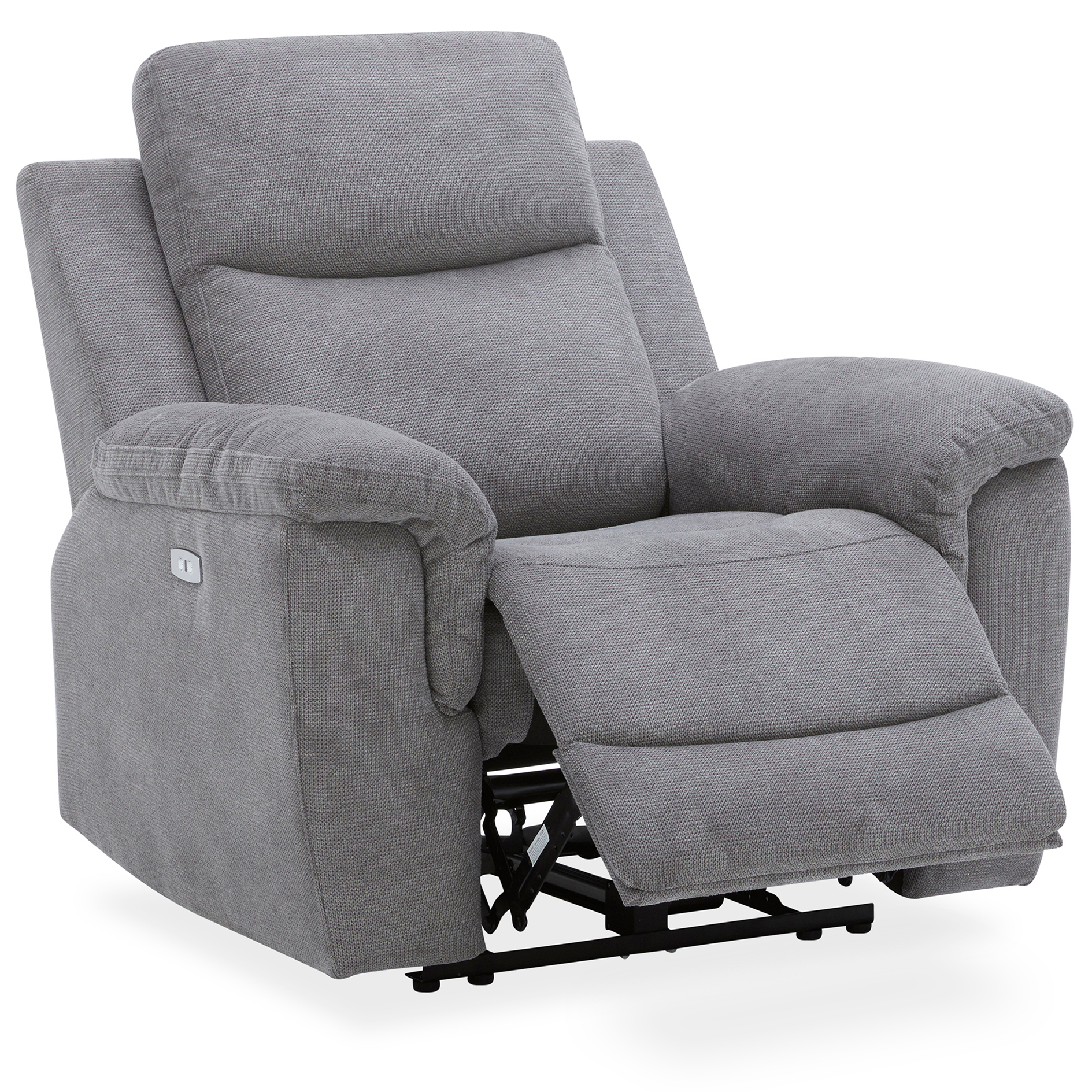 TV-Sessel - dunkelgrau - Webstoff - mit Relaxfunktion