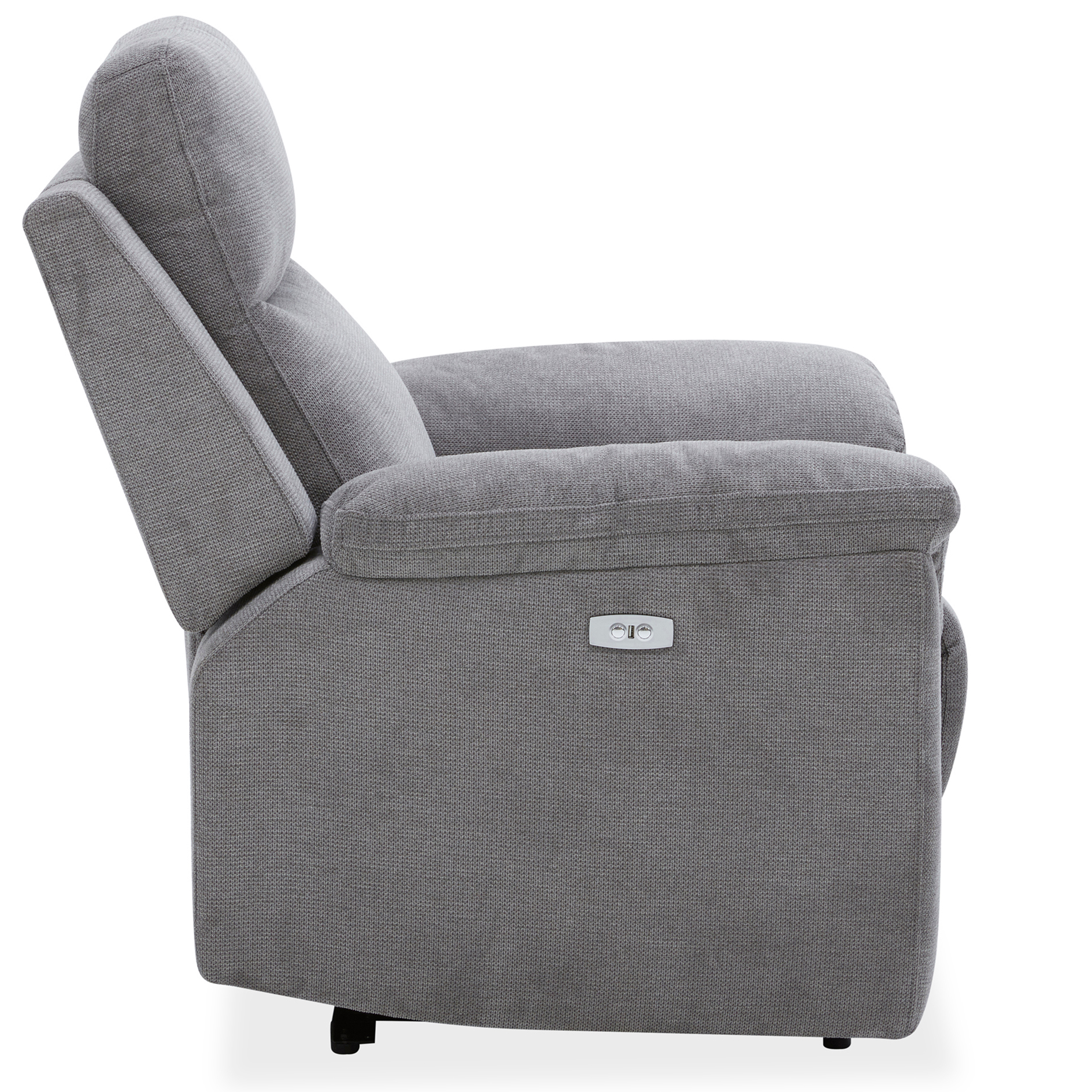 TV-Sessel - dunkelgrau - Webstoff - mit Relaxfunktion