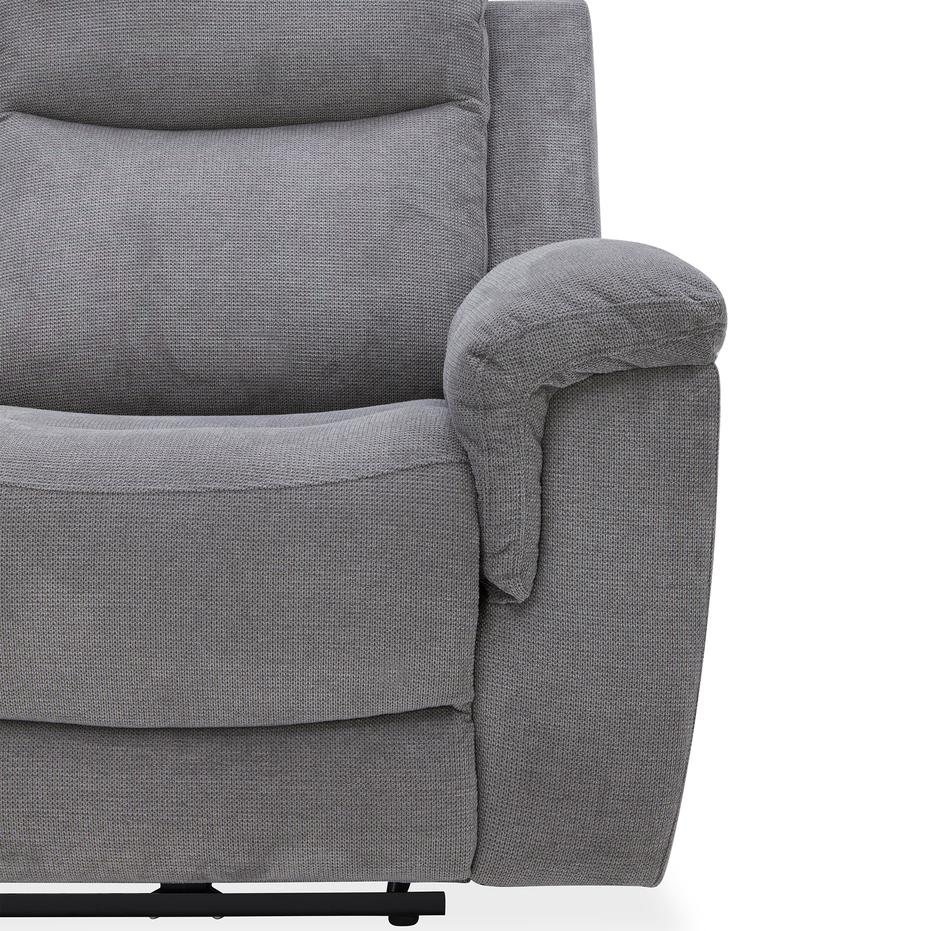 TV-Sessel - dunkelgrau - Webstoff - mit Relaxfunktion