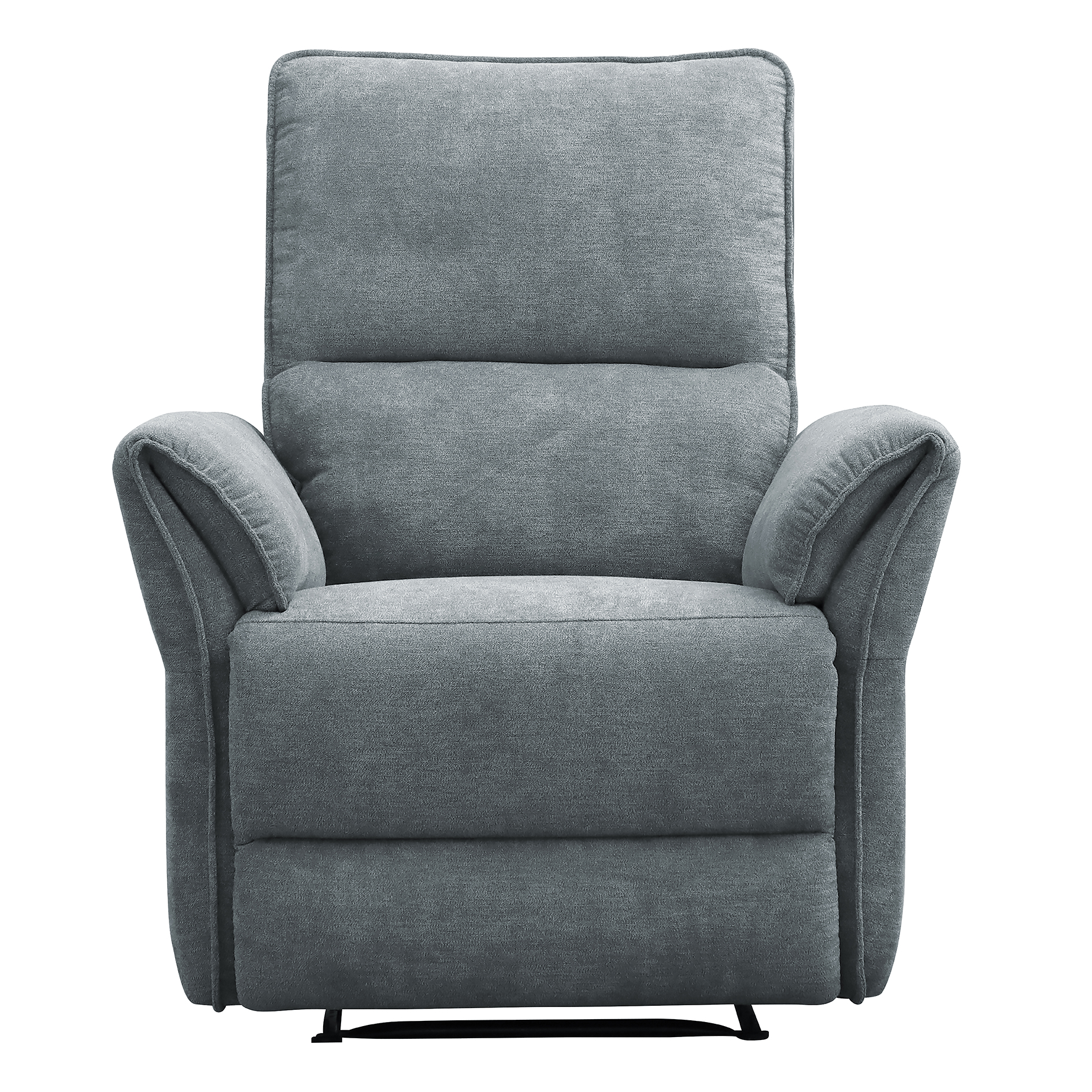 TV-Sessel - grau-blau - Federkern - elektrische Relaxfunktion