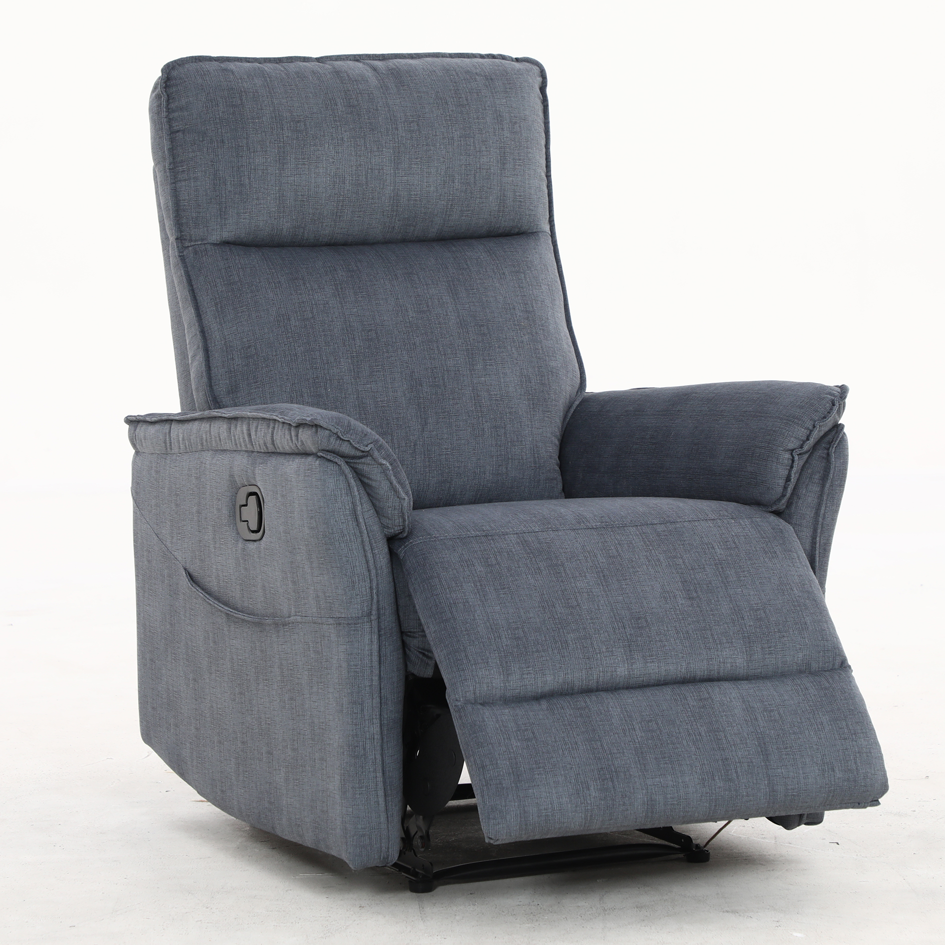 TV-Sessel - navy - Taschenfederkern - manuell verstellbar