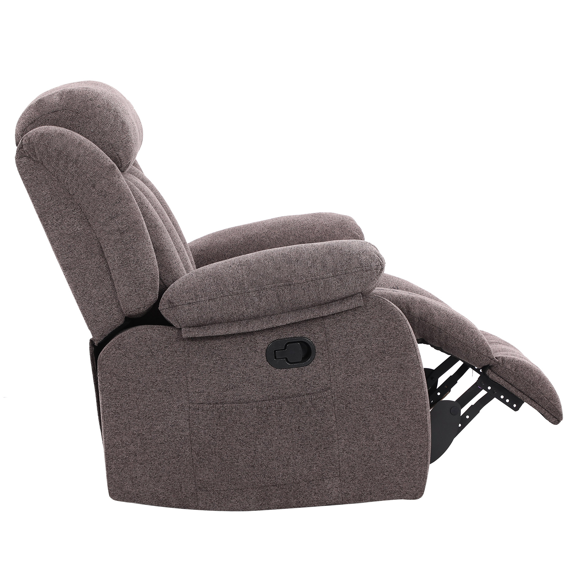 TV-Sessel - taupe - Federkern - Relaxfunktion