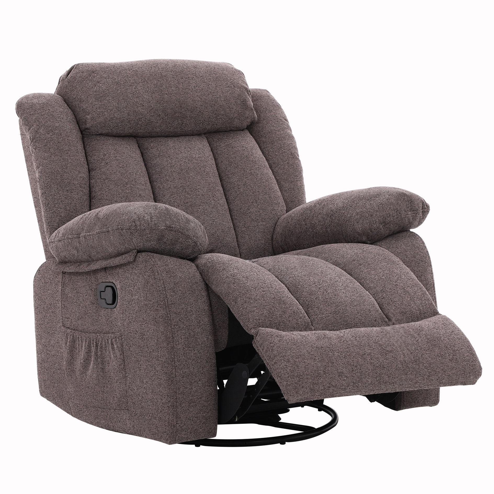 TV-Sessel - taupe - Federkern - Relaxfunktion