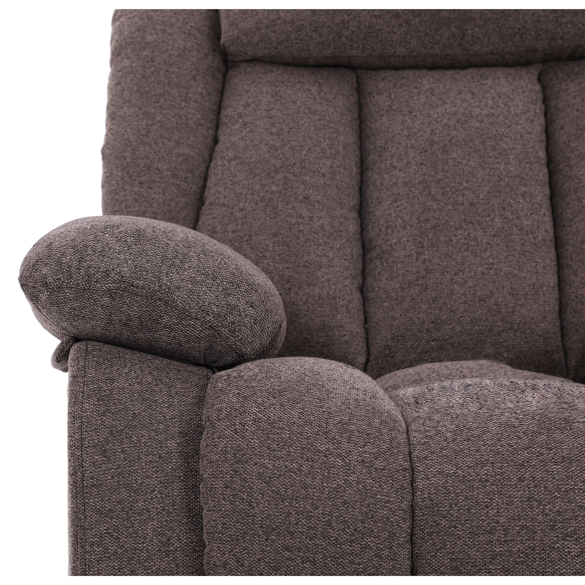 TV-Sessel - taupe - Federkern - Relaxfunktion