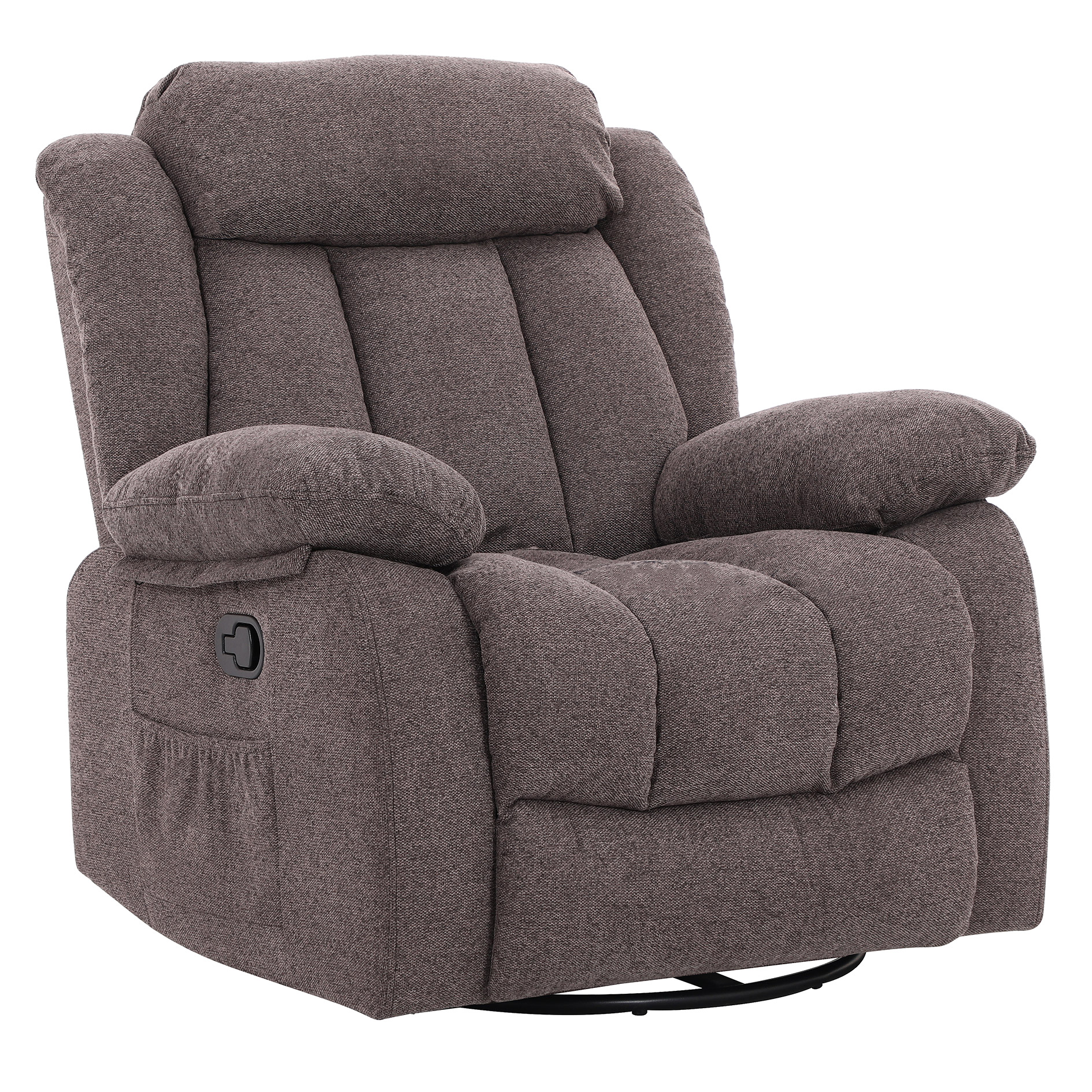 TV-Sessel - taupe - Federkern - Relaxfunktion