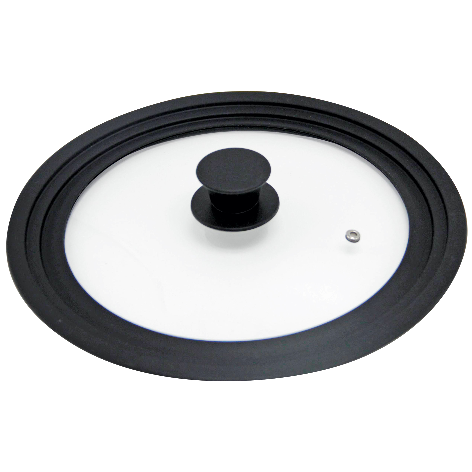 Universal-Glasdeckel - schwarz - Ø 28 cm