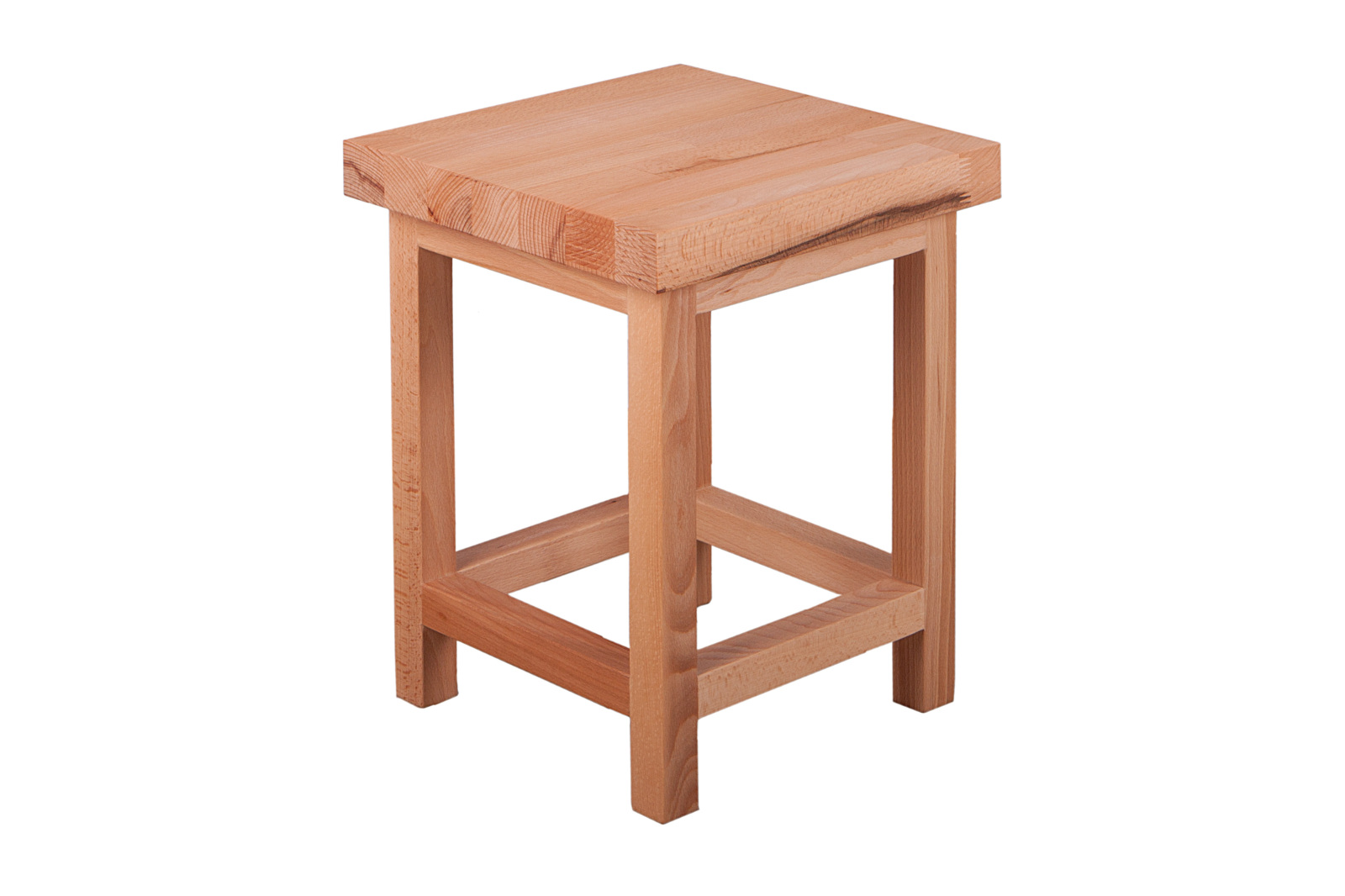 Universalhocker MARCO 3 - Kernbuche massiv - 4 cm Plattenstärke
