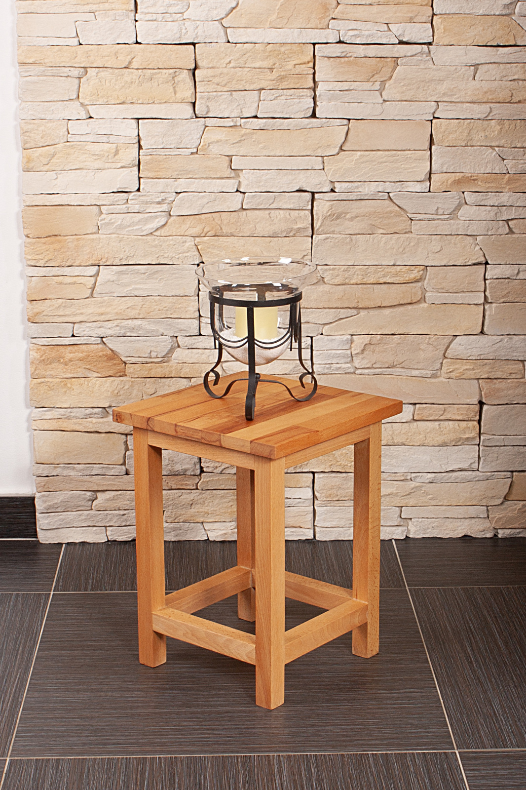 Universalhocker MAX 1 - Eiche massiv - 2 cm Plattenstärke