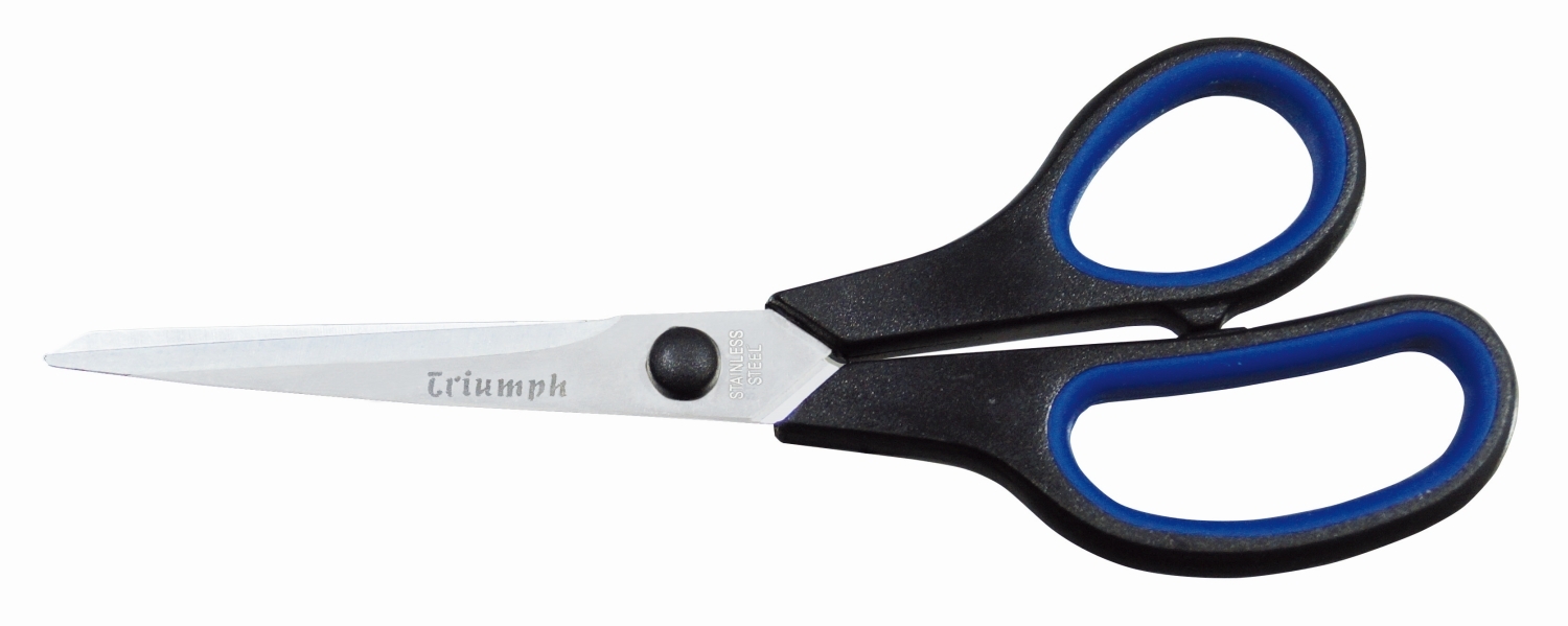 Universalschere - schwarz-blau - 19,5 cm