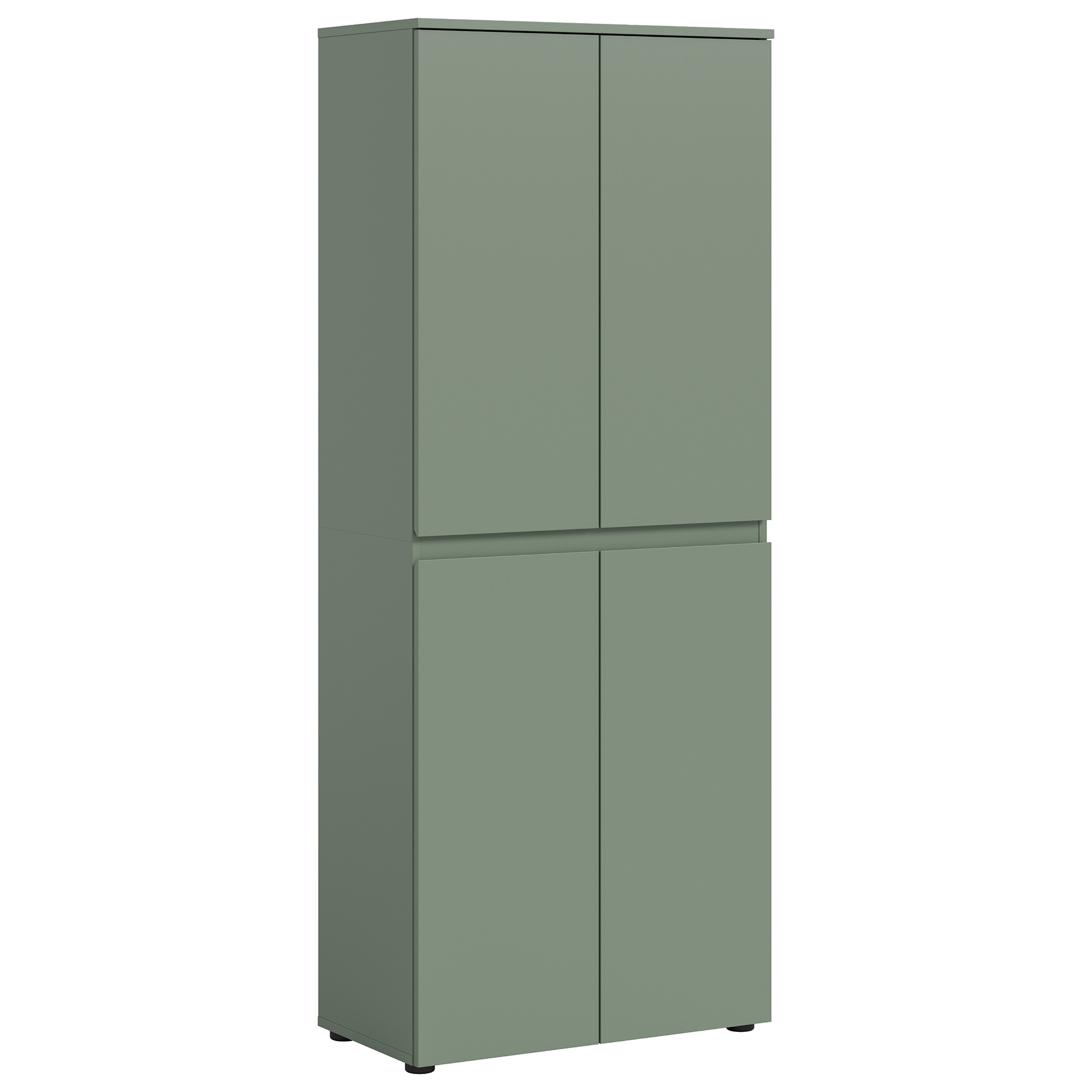 Universalschrank SCARPA - Smoke Green - 4 Türen - 70 cm breit