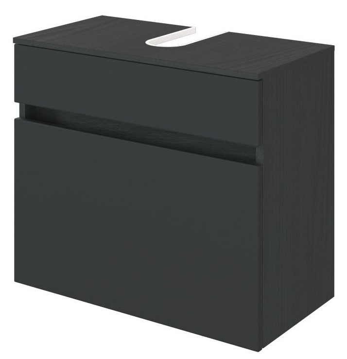 Unterbeckenschrank BAABE - graphit-grau matt - 60 cm breit