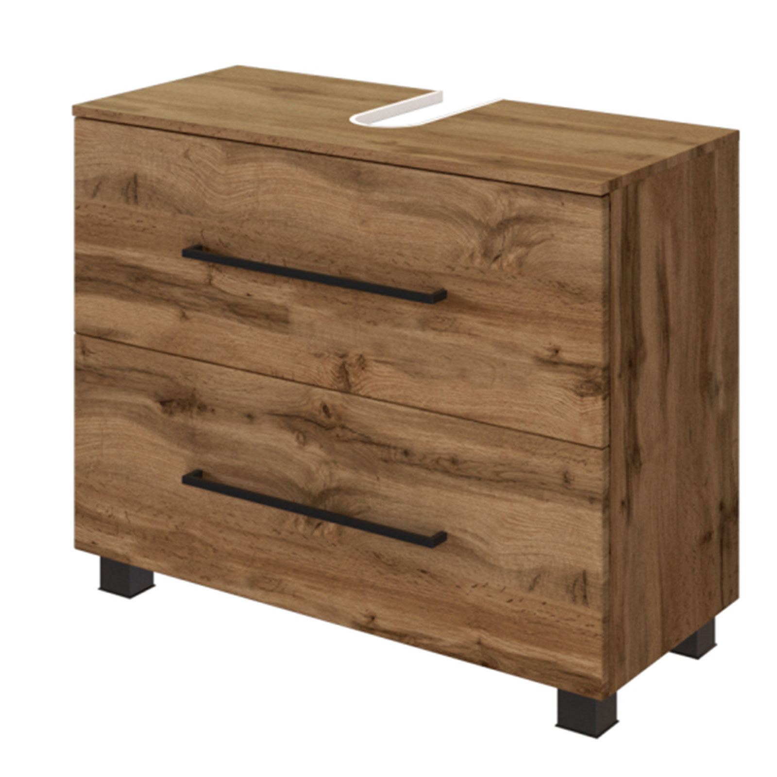 Unterbeckenschrank LUZERN - Wotaneiche - 70 cm breit