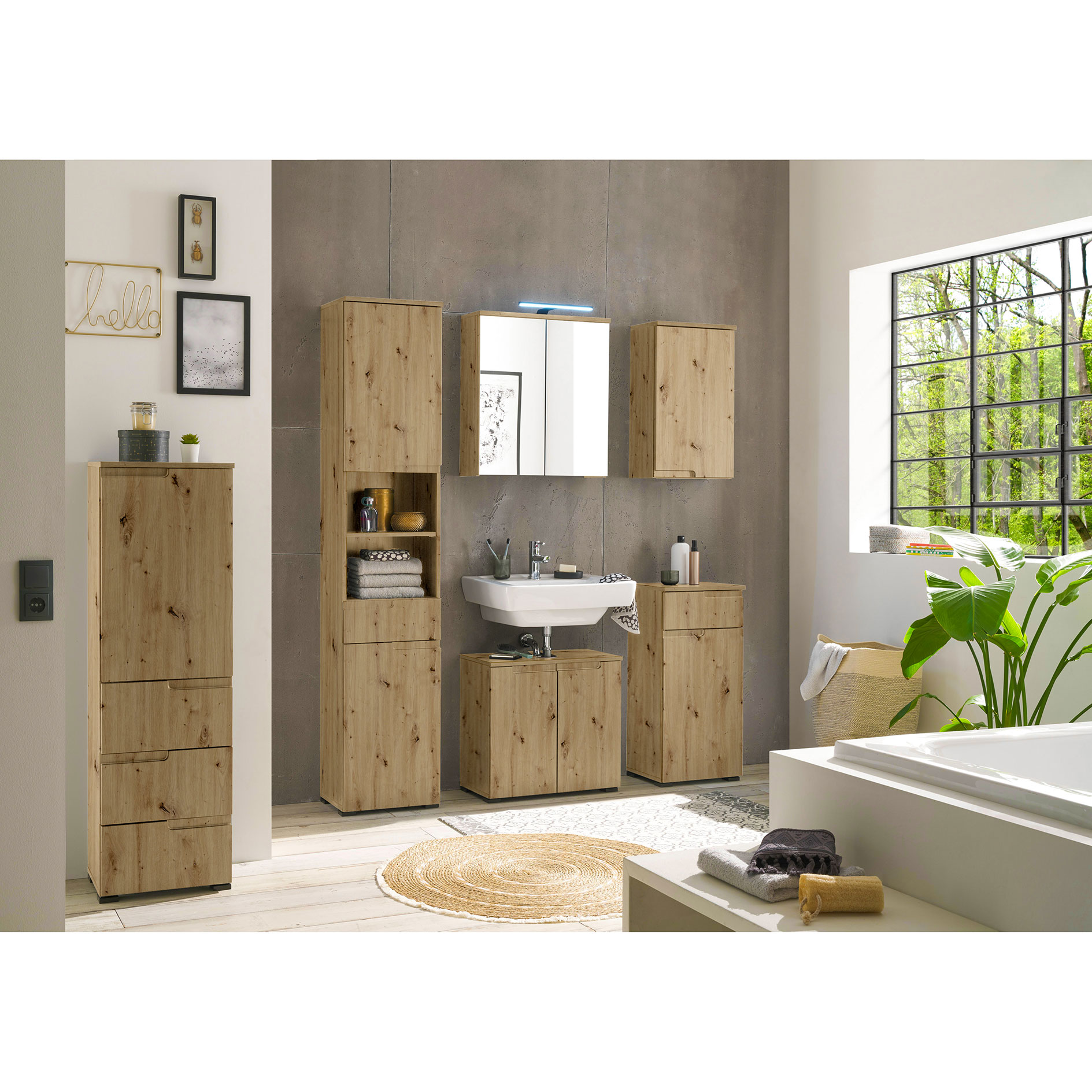 Unterschrank - Artisan Eiche - 40 cm