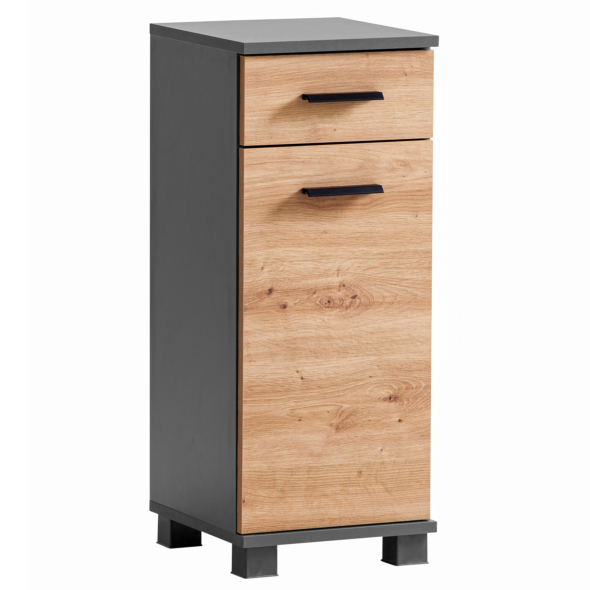 Unterschrank - Artisan Eiche - anthrazit - Schublade