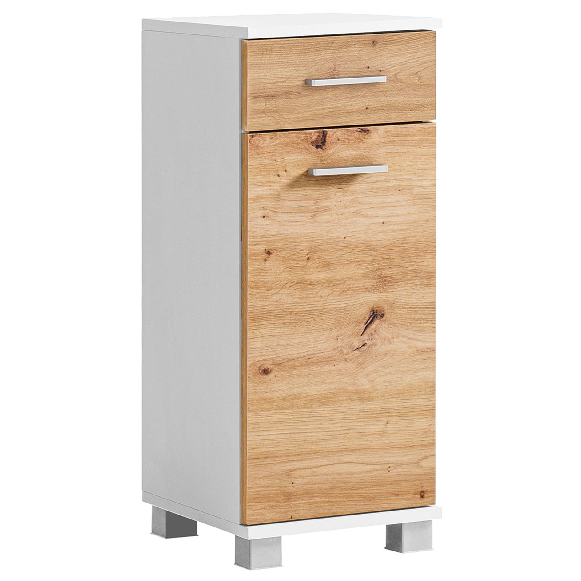 Unterschrank - Artisan Eiche - weiß - Schublade